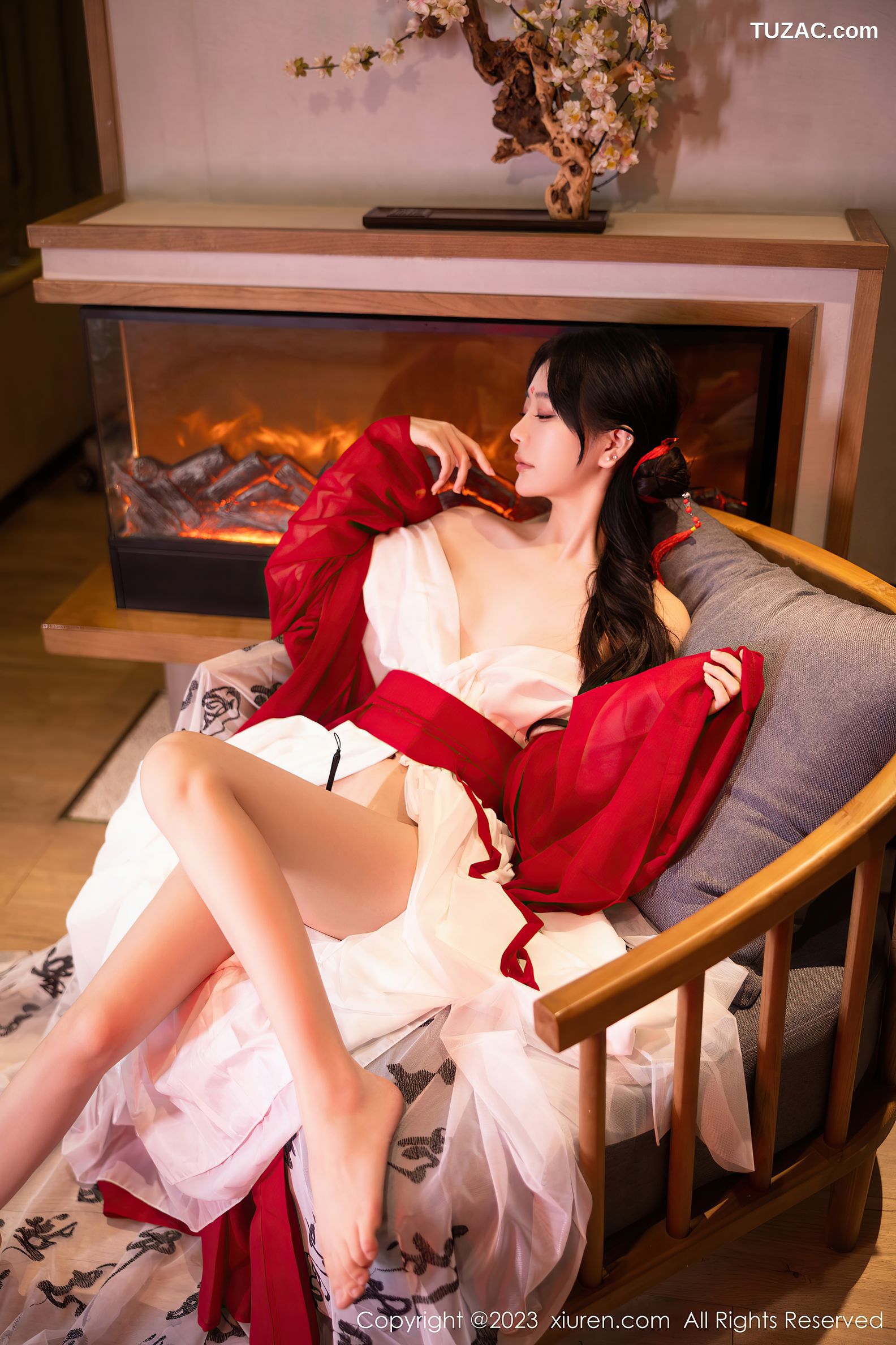 XiuRen秀人网-7192-幼幼-红色古装滴蜡SM-2023.08.04