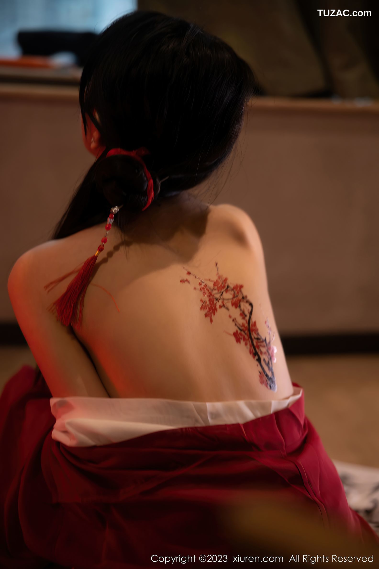 XiuRen秀人网-7192-幼幼-红色古装滴蜡SM-2023.08.04