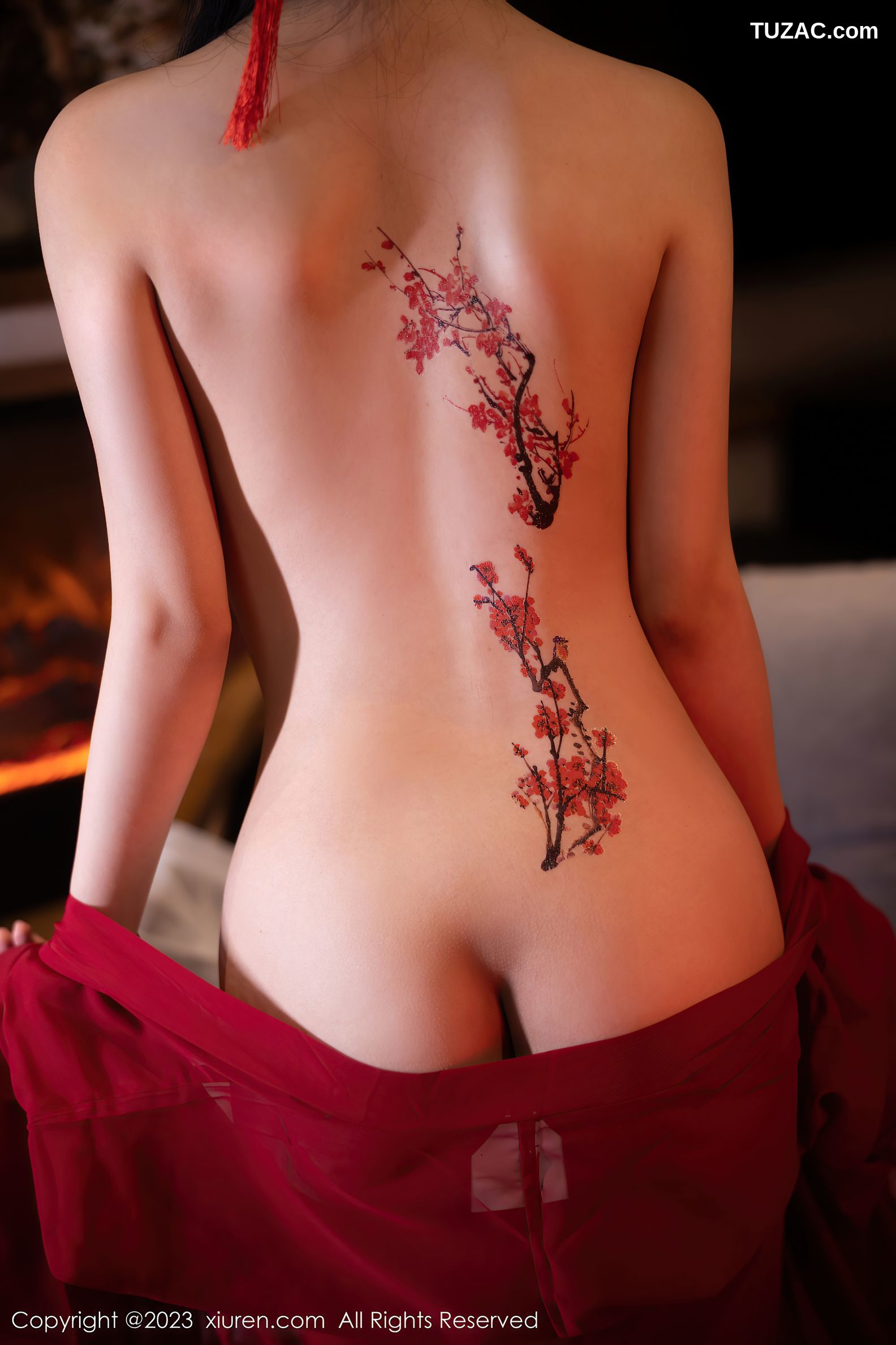 XiuRen秀人网-7192-幼幼-红色古装滴蜡SM-2023.08.04