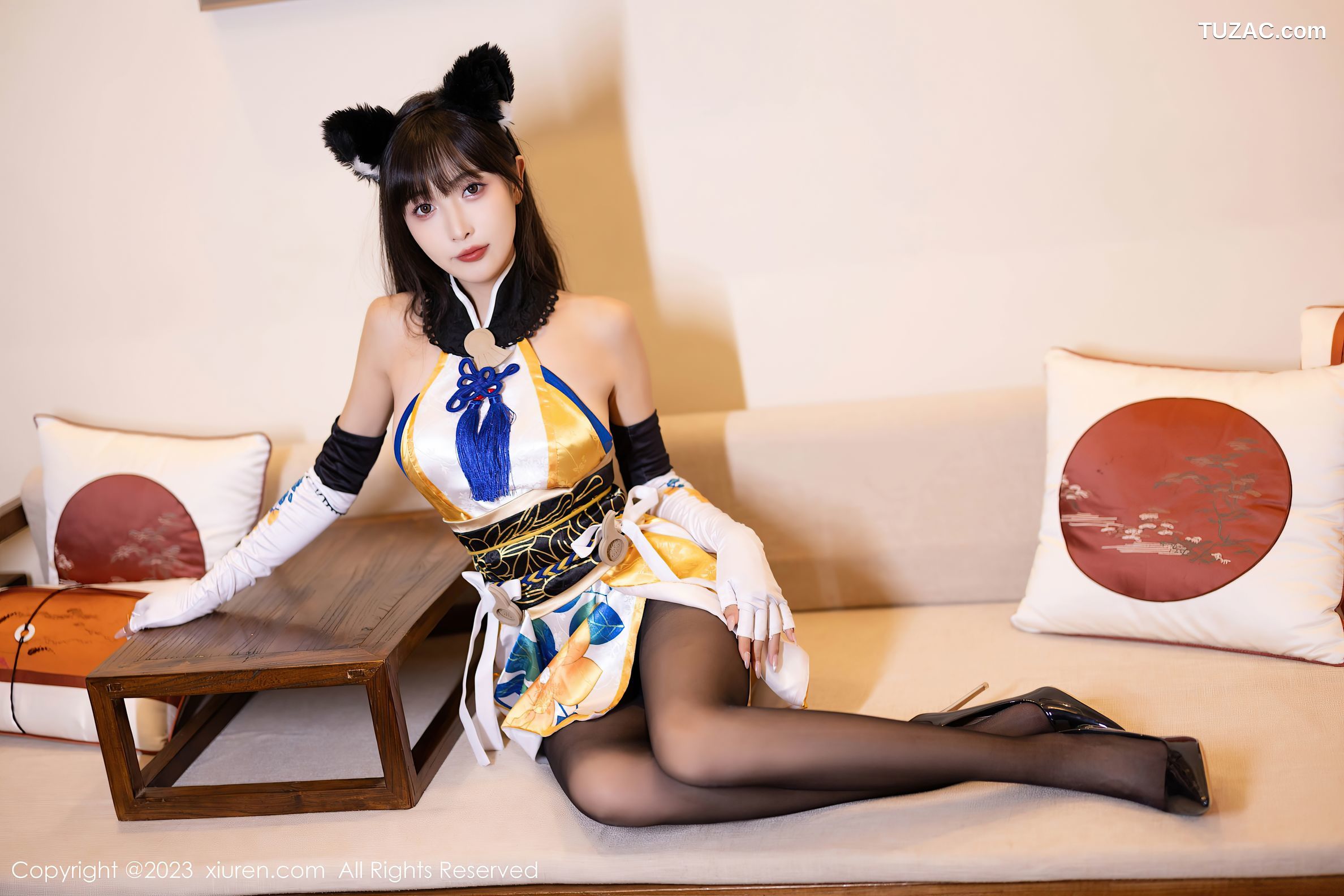 XiuRen秀人网-7231-林星阑-安吉旅拍-Cosplay土御门胡桃-2023.08.14