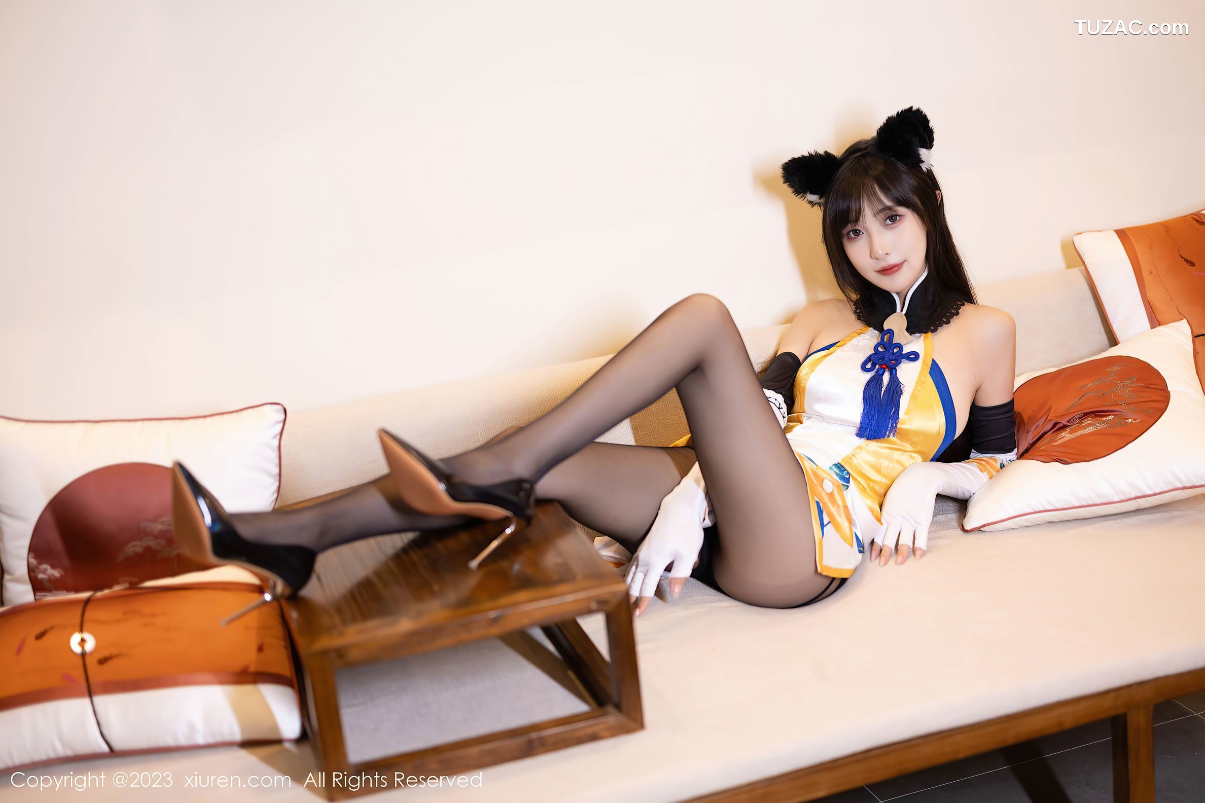 XiuRen秀人网-7231-林星阑-安吉旅拍-Cosplay土御门胡桃-2023.08.14