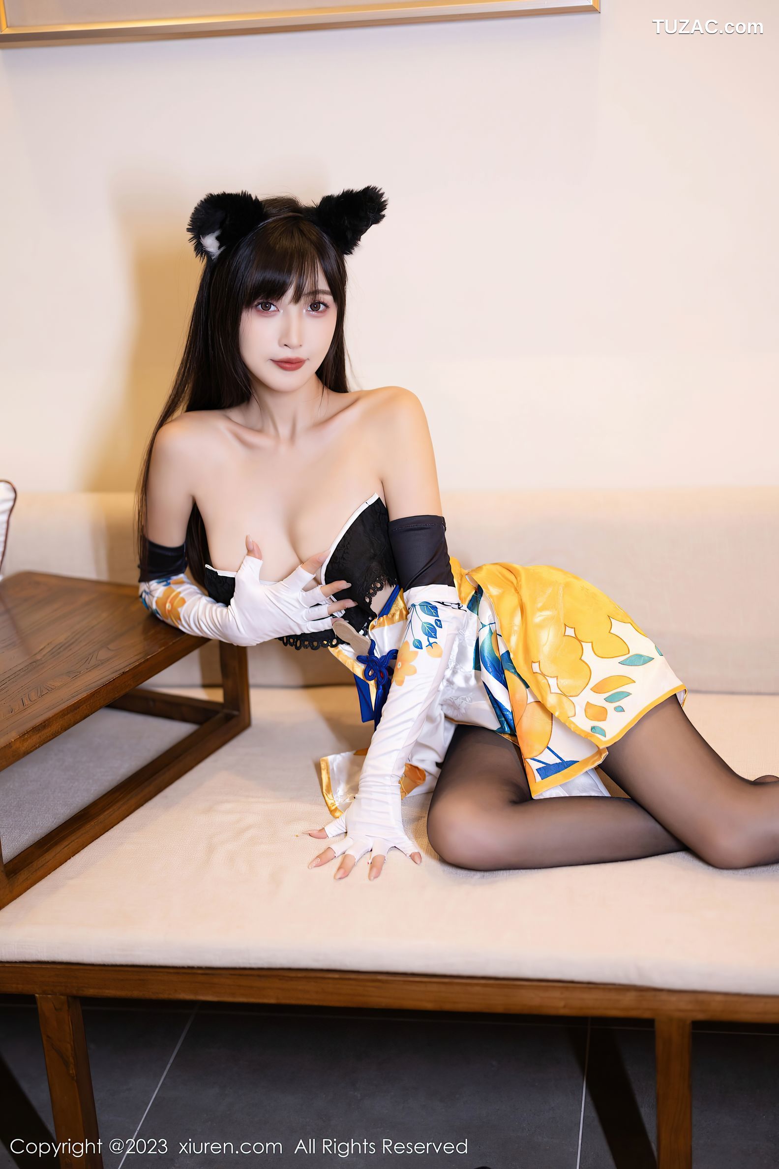 XiuRen秀人网-7231-林星阑-安吉旅拍-Cosplay土御门胡桃-2023.08.14