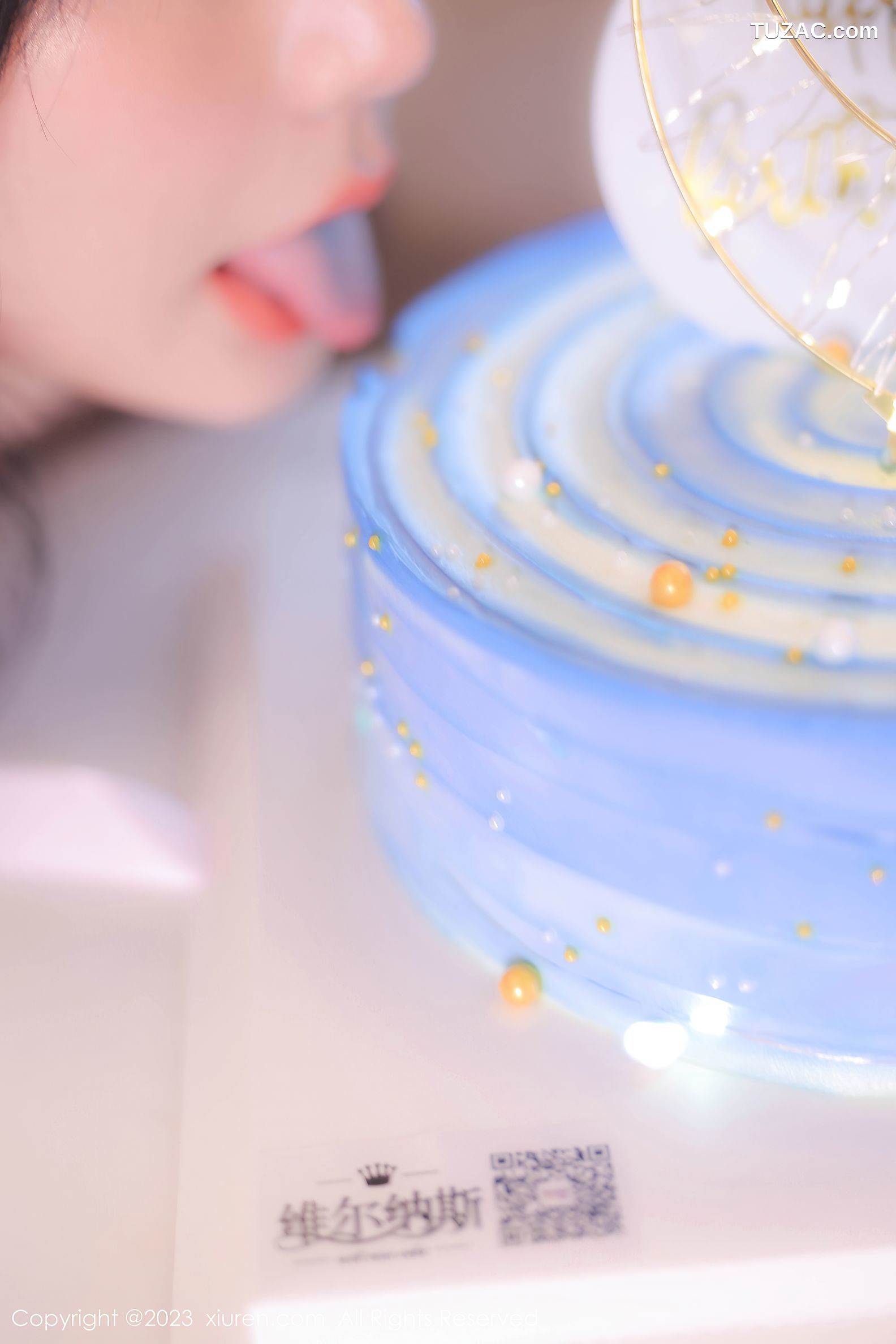 XiuRen秀人网-7348-幼幼-生日主题白纱服饰白色蕾丝内衣爆乳-2023.09.06