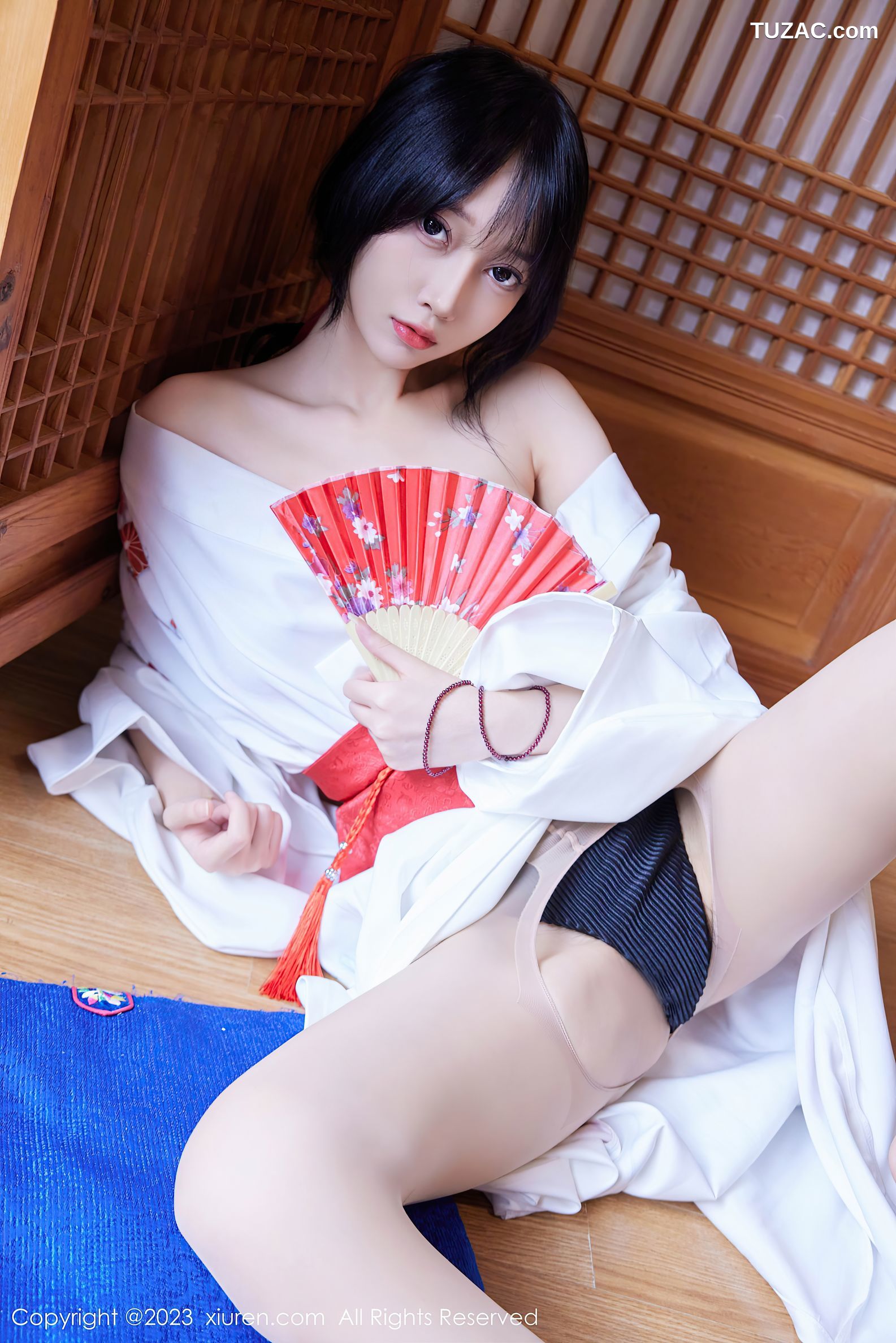 XiuRen秀人网-7610-玥儿玥er-白色日式和服-2023.11.03