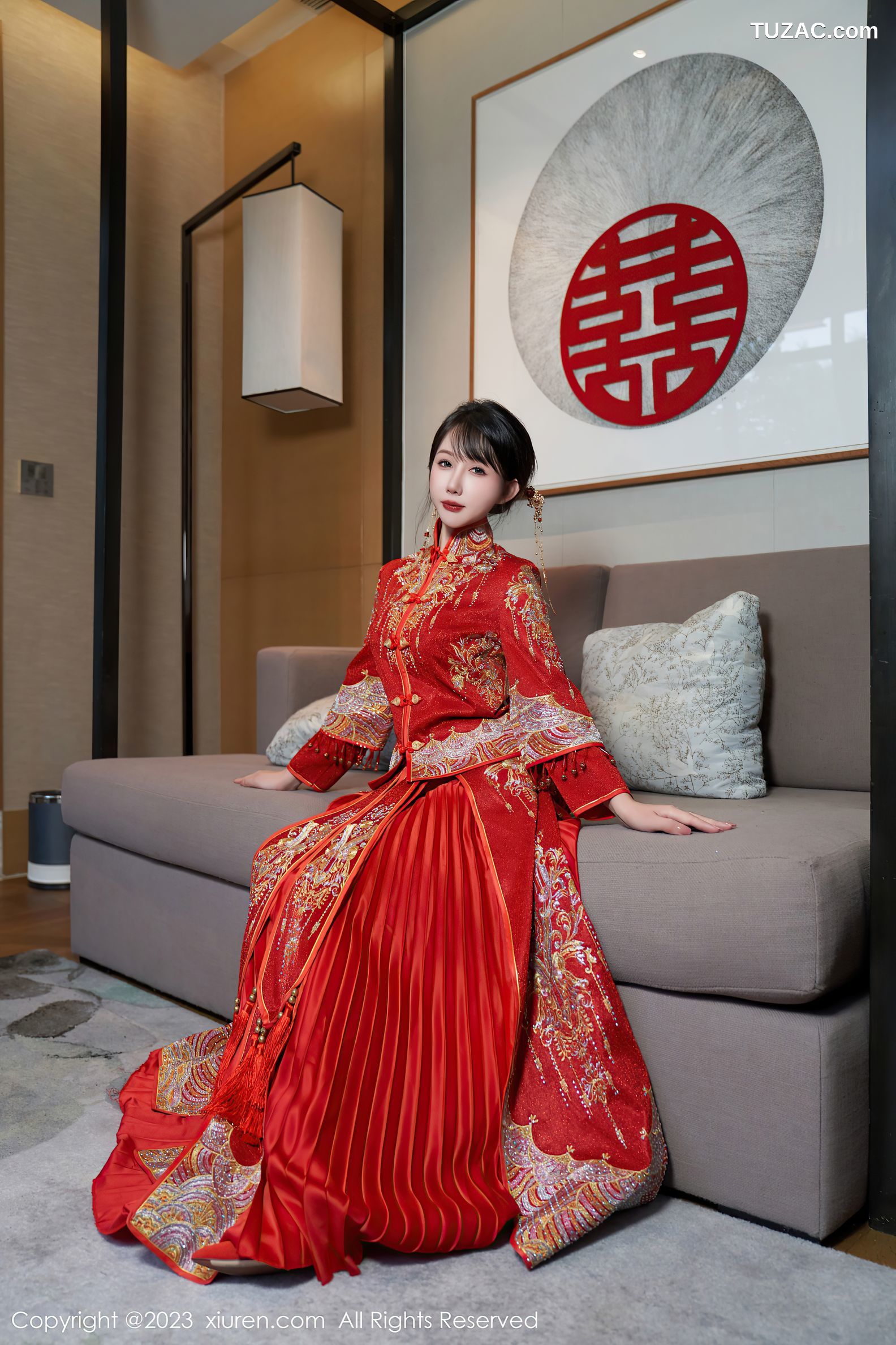 XiuRen秀人网-7729-波巧酱-【专属新娘】入行周年答谢套图-2023.11.28