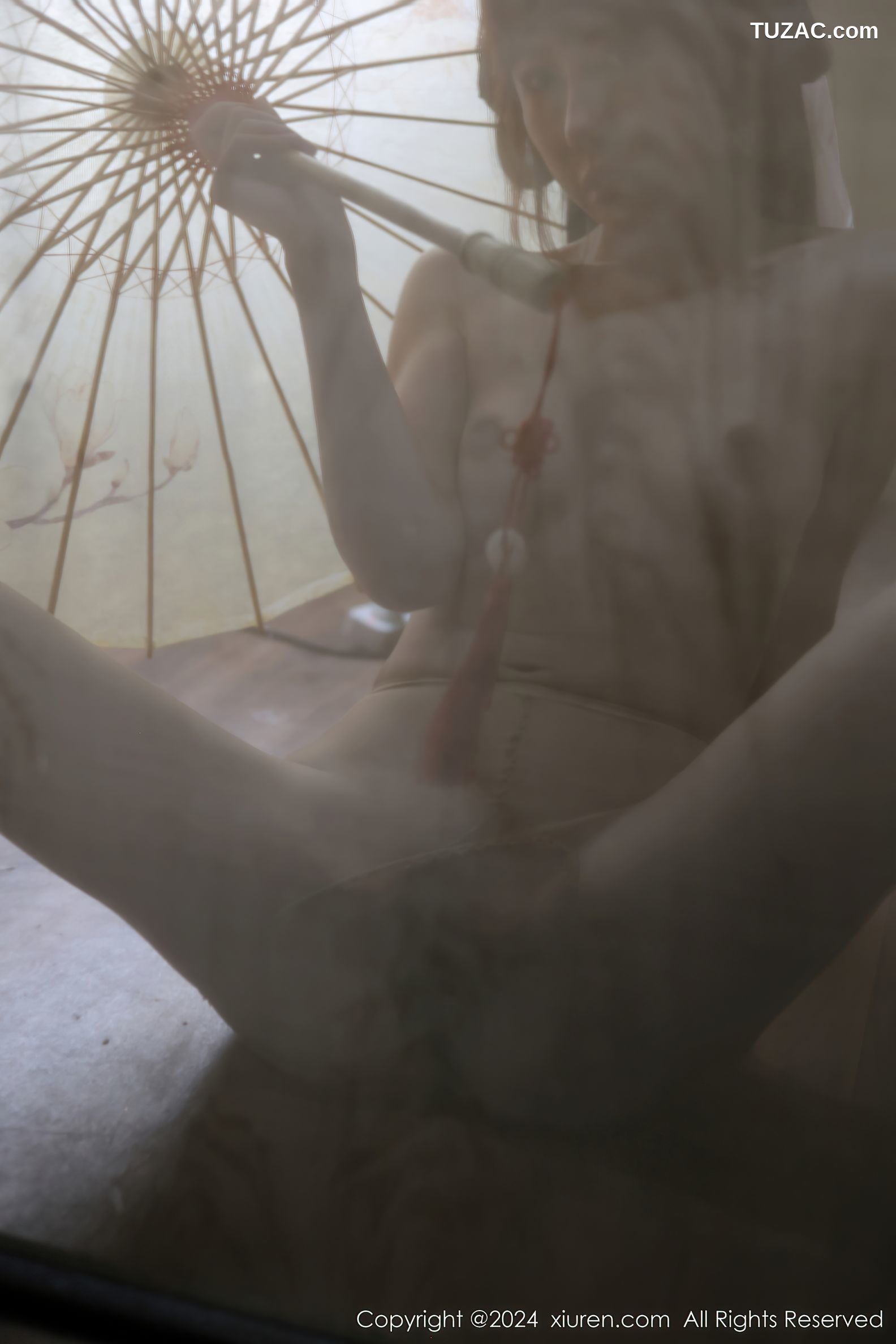 XiuRen秀人网-7989-金tiao-古风粉色亵衣蓝绿纱裙爆乳-2024.01.19