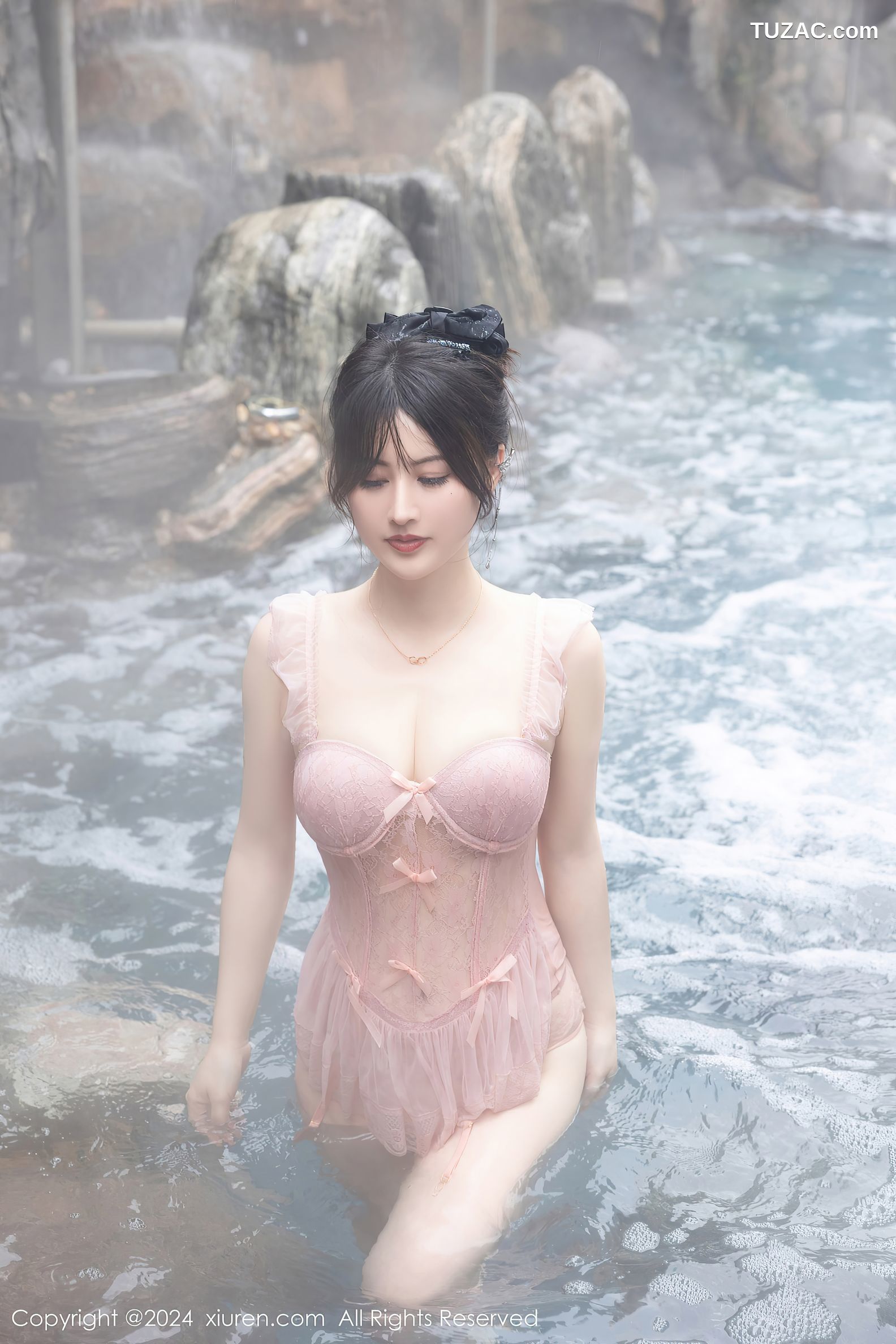 XiuRen秀人网-8039-诗诗kiki-粉色情趣内衣-2024.01.30