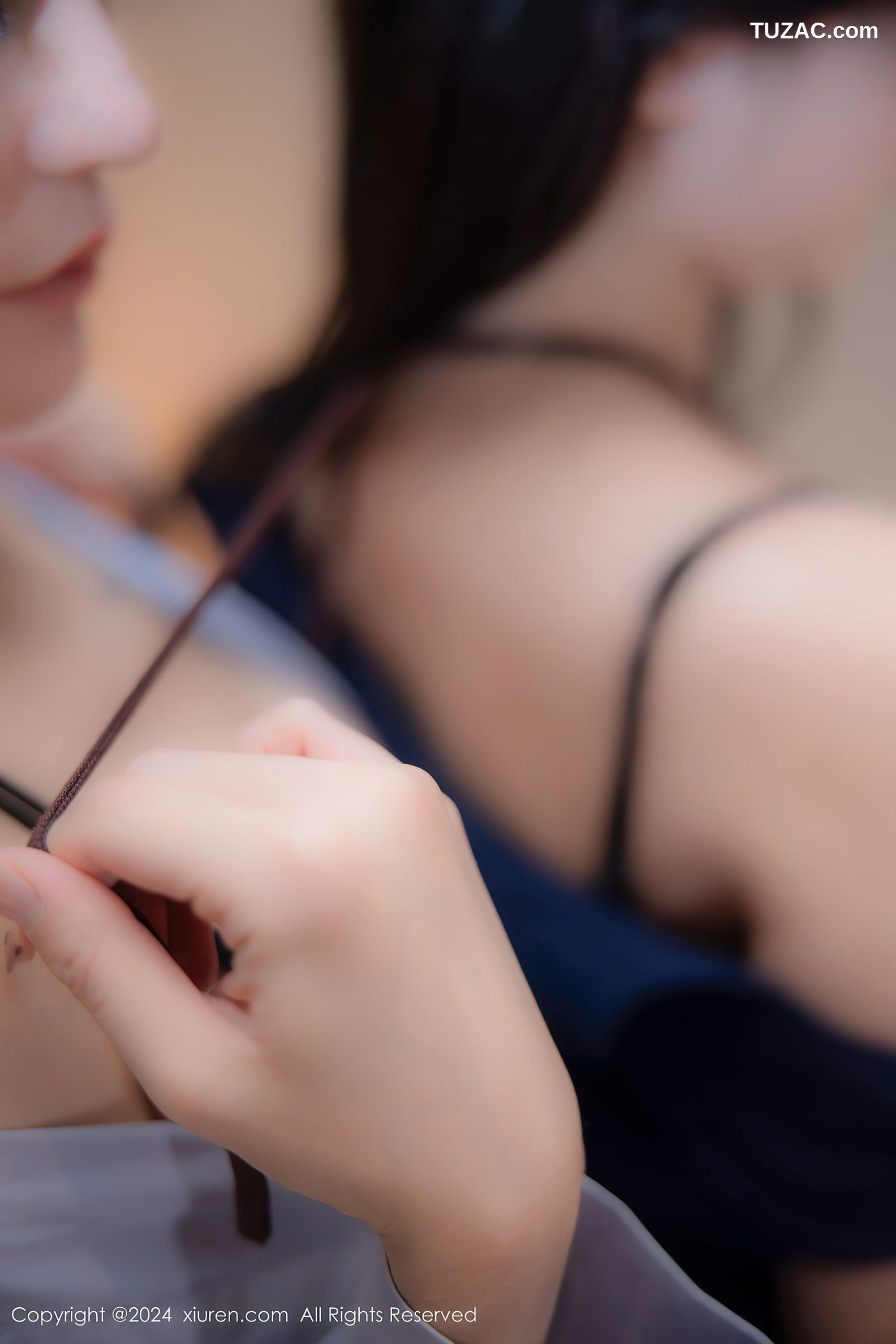 XiuRen秀人网-8071-林幼一-模特合集-OL姐妹花衬衫短裙黑丝-2024.02.05