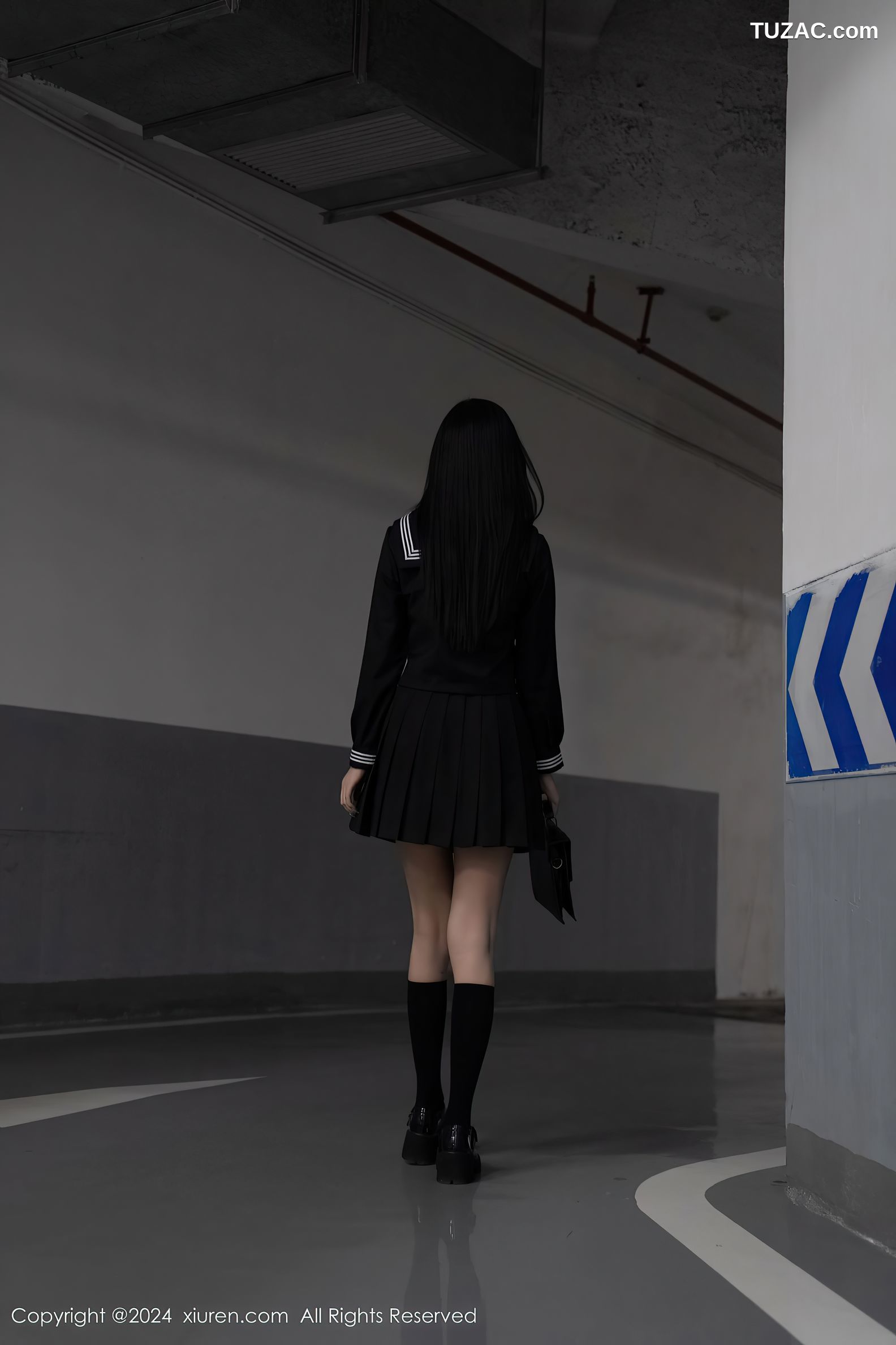 XiuRen秀人网-8080-杨晨晨Yome-黑色水手装女生迷晕囚禁绑缚-2024.02.06