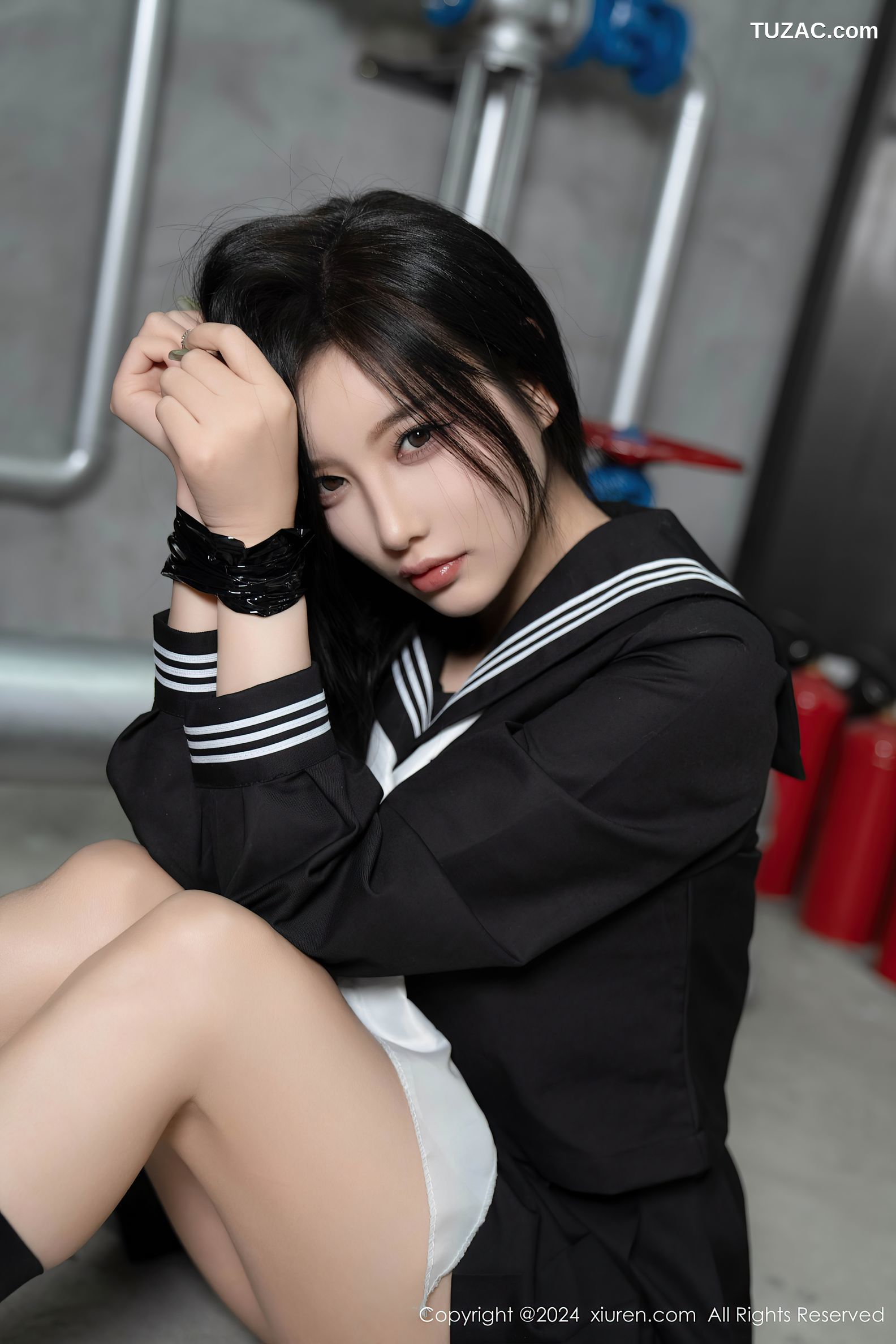 XiuRen秀人网-8080-杨晨晨Yome-黑色水手装女生迷晕囚禁绑缚-2024.02.06