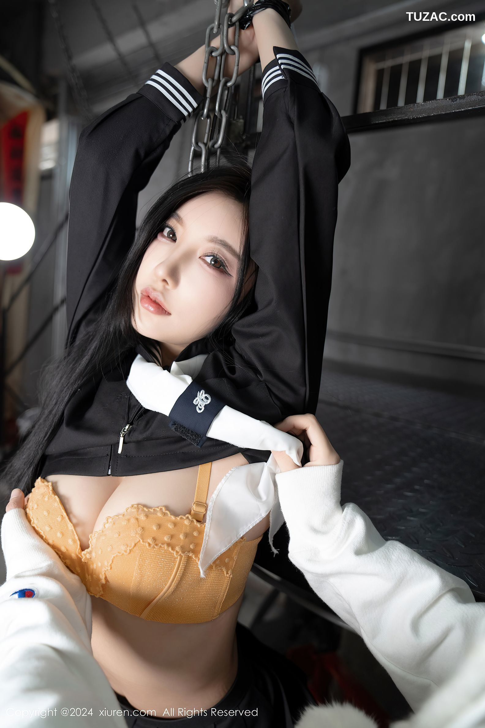 XiuRen秀人网-8080-杨晨晨Yome-黑色水手装女生迷晕囚禁绑缚-2024.02.06