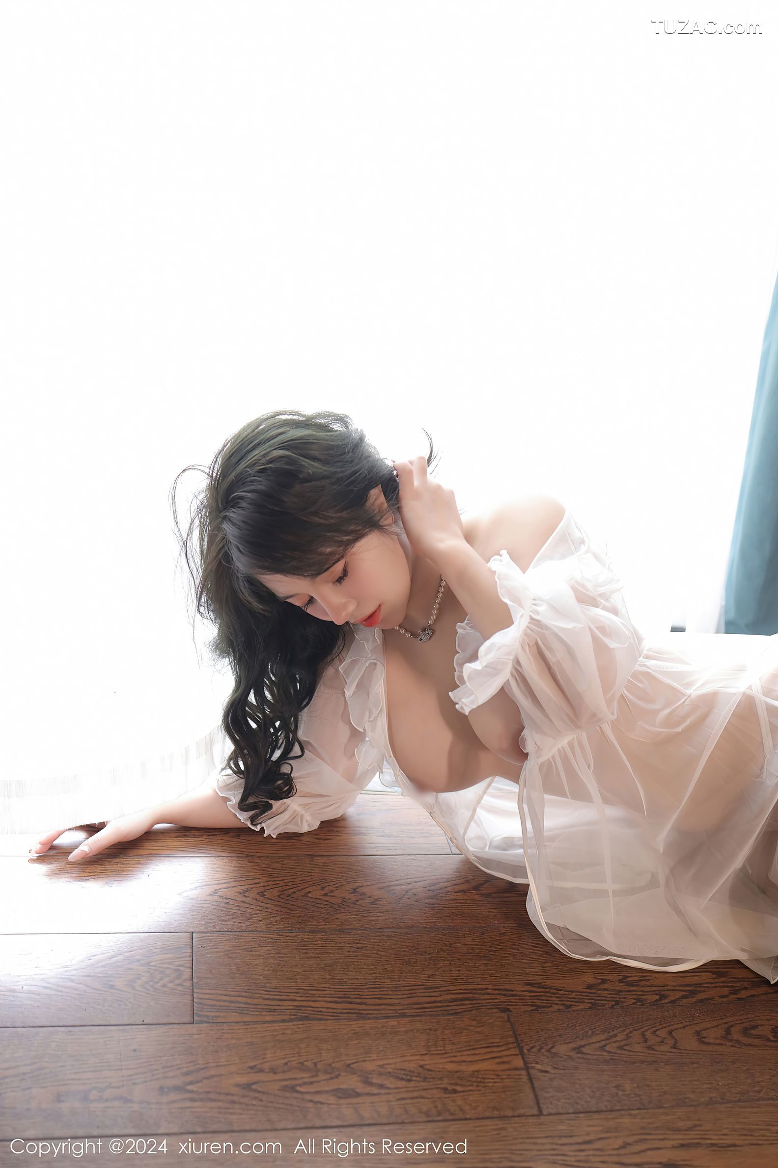 XiuRen秀人网-8106-沈思怡-白纱轻透情趣睡裙-2024.02.19