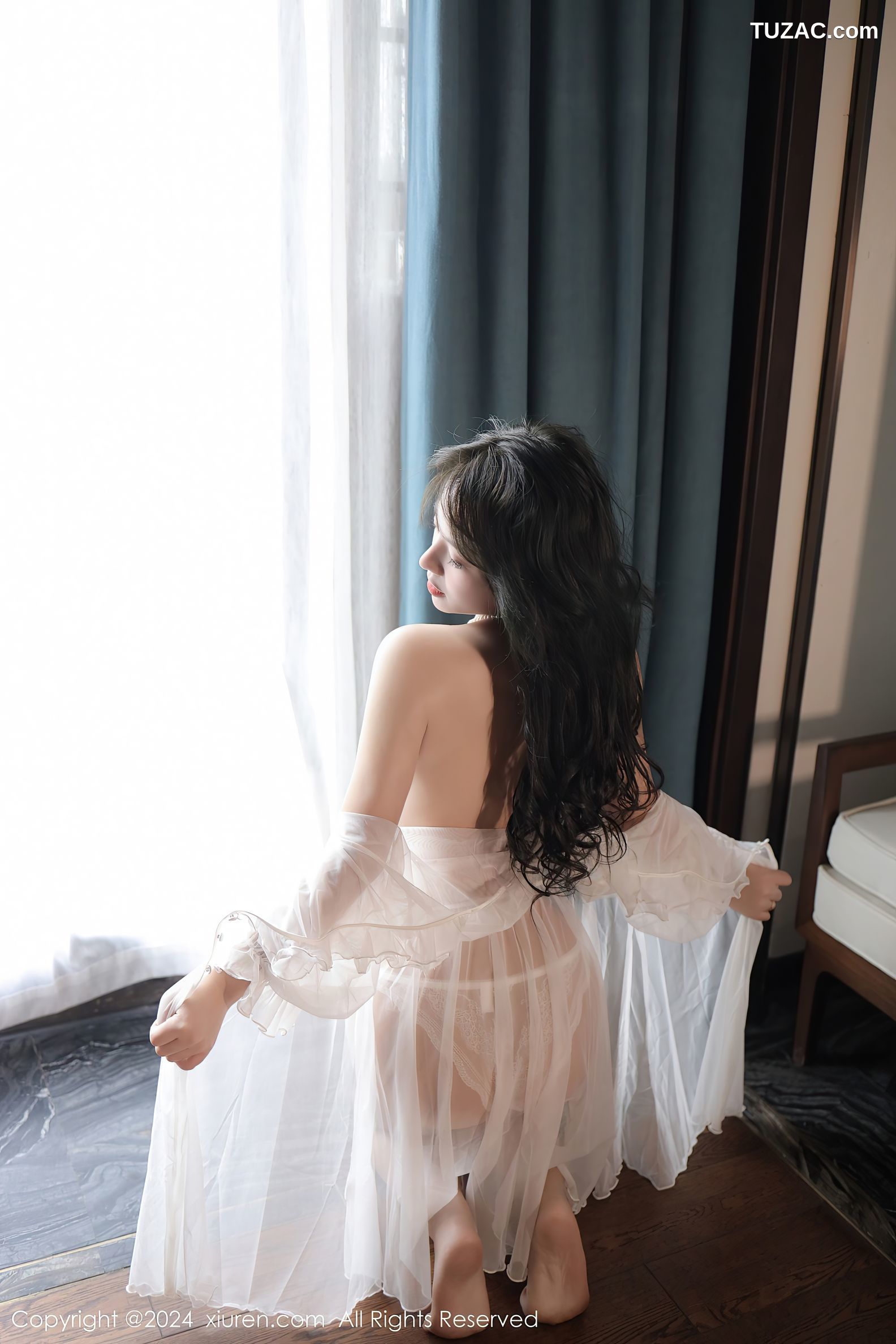 XiuRen秀人网-8106-沈思怡-白纱轻透情趣睡裙-2024.02.19