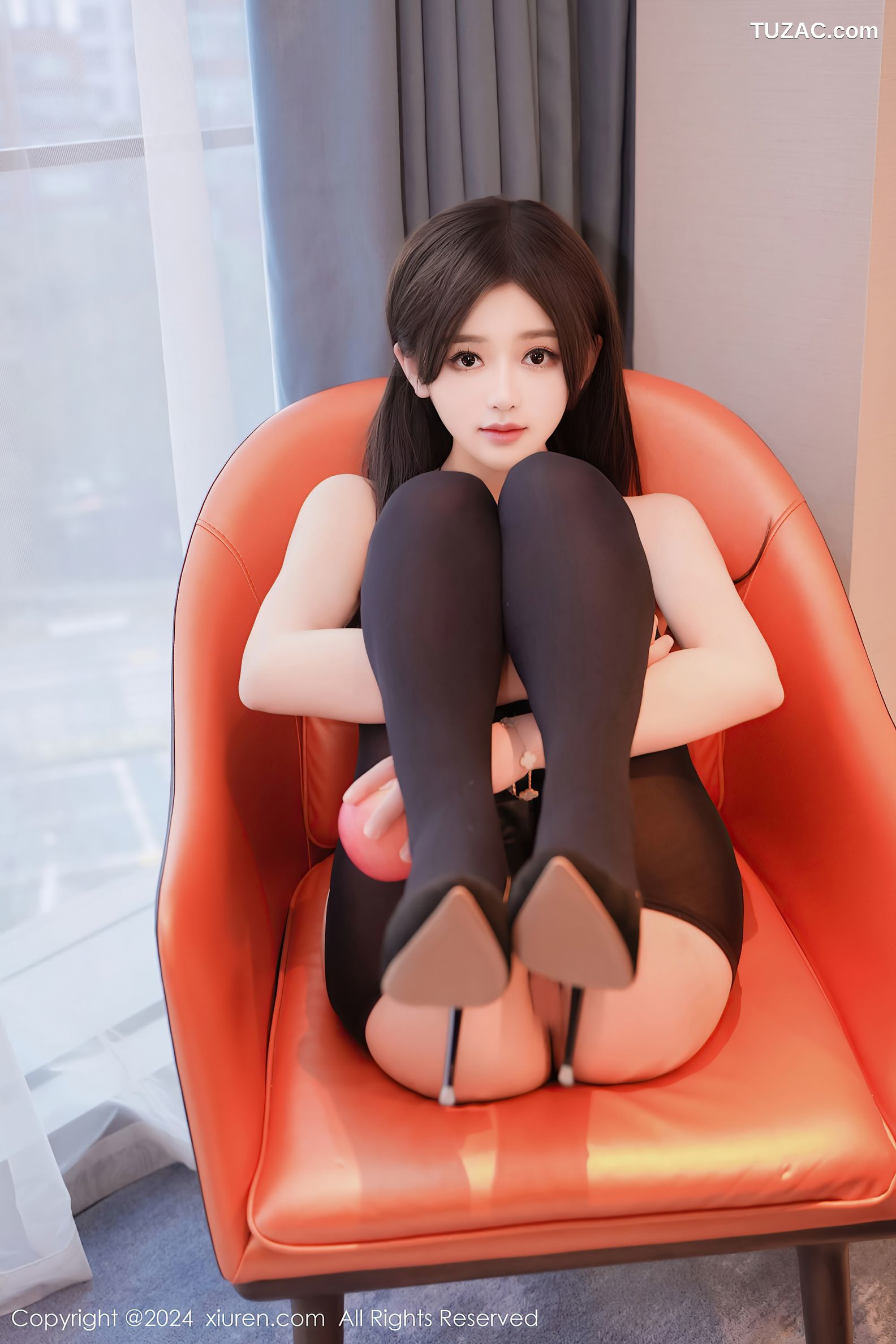 XiuRen秀人网-8172-奶茶味的包子-黑色情趣内衣爆乳-2024.03.04