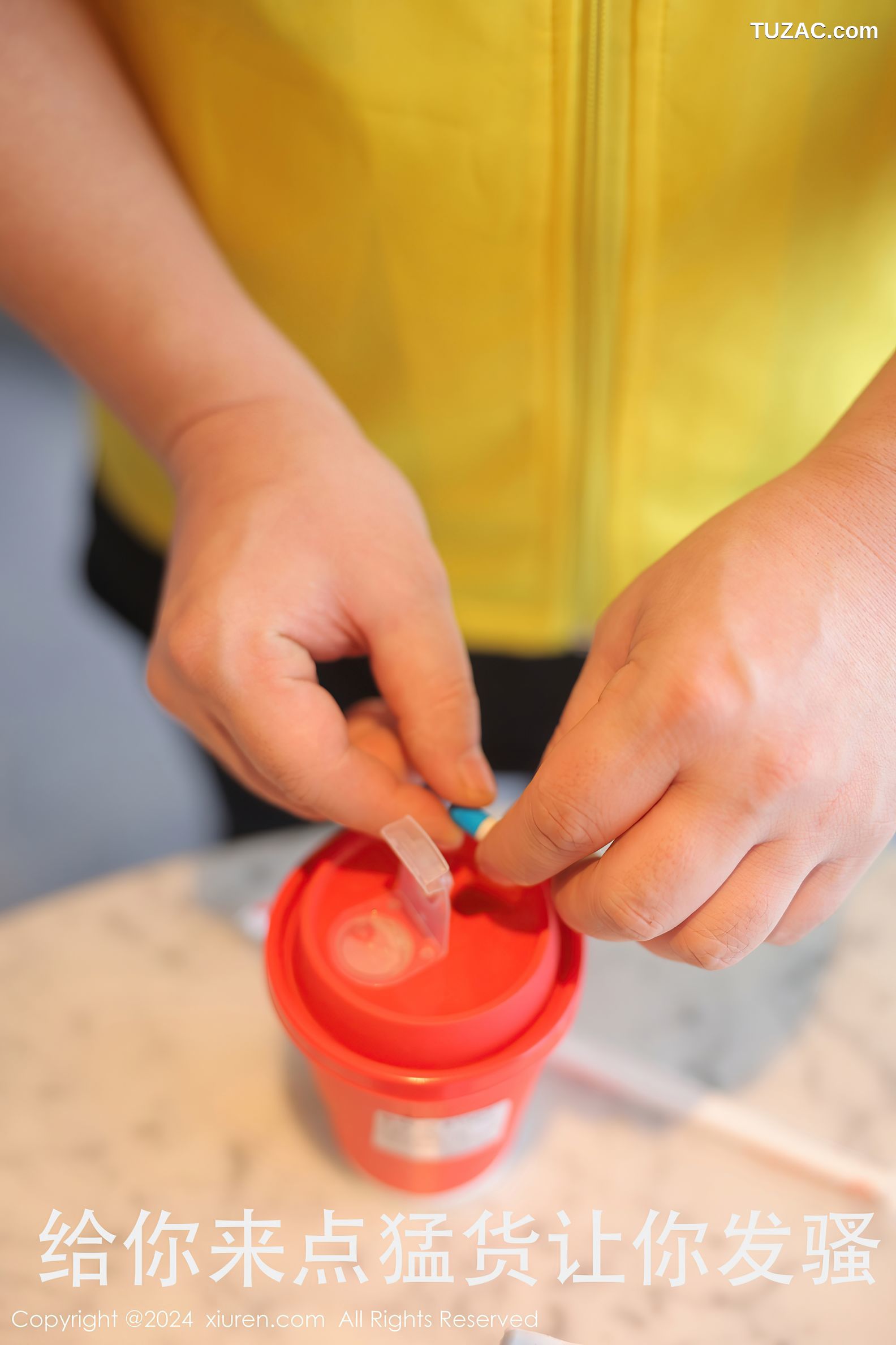 XiuRen秀人网-8181-小薯条nienie-外卖迷奸剧情-黑蕾丝黑丝浴室绑缚-2024.03.05