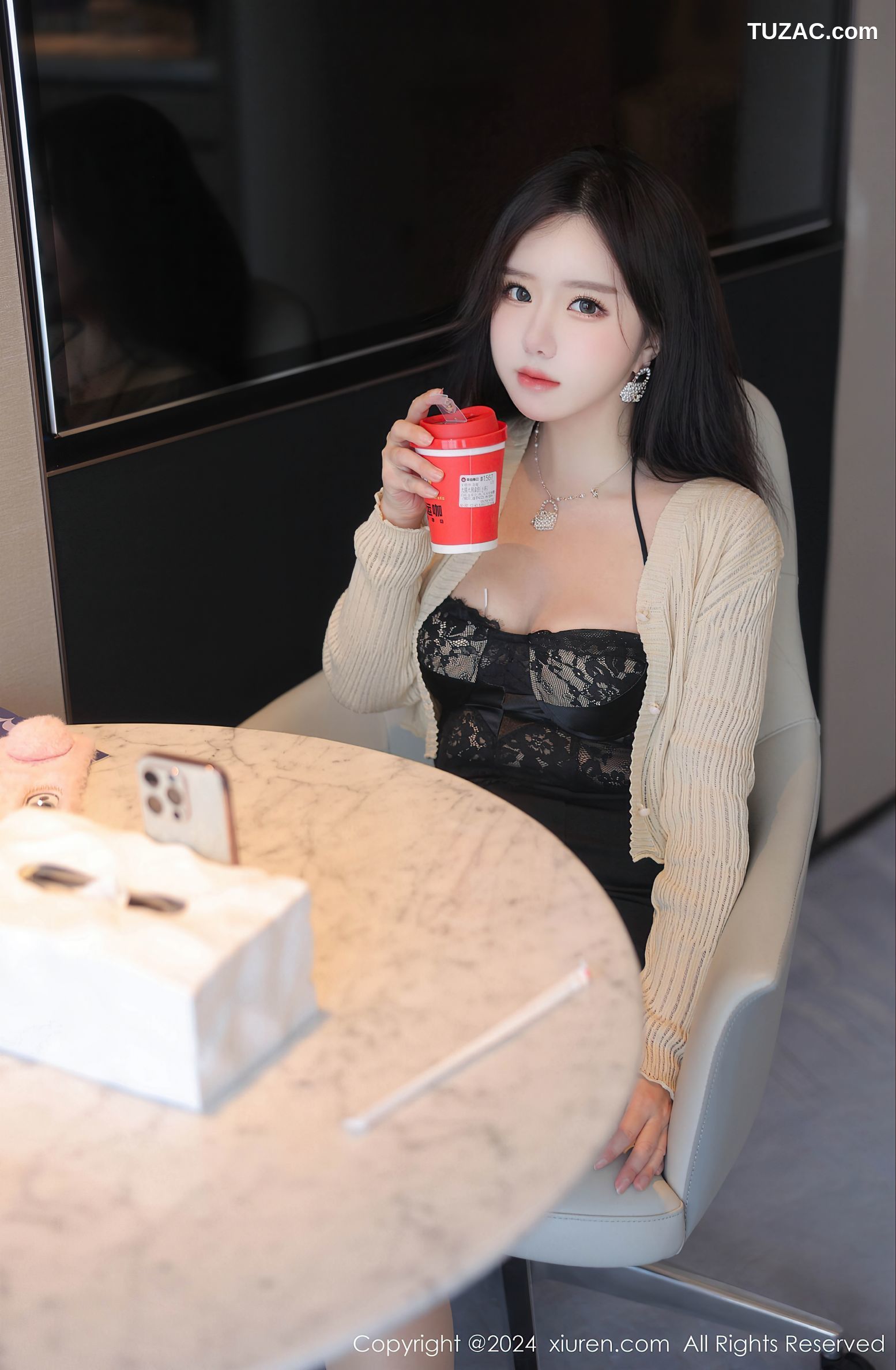 XiuRen秀人网-8181-小薯条nienie-外卖迷奸剧情-黑蕾丝黑丝浴室绑缚-2024.03.05