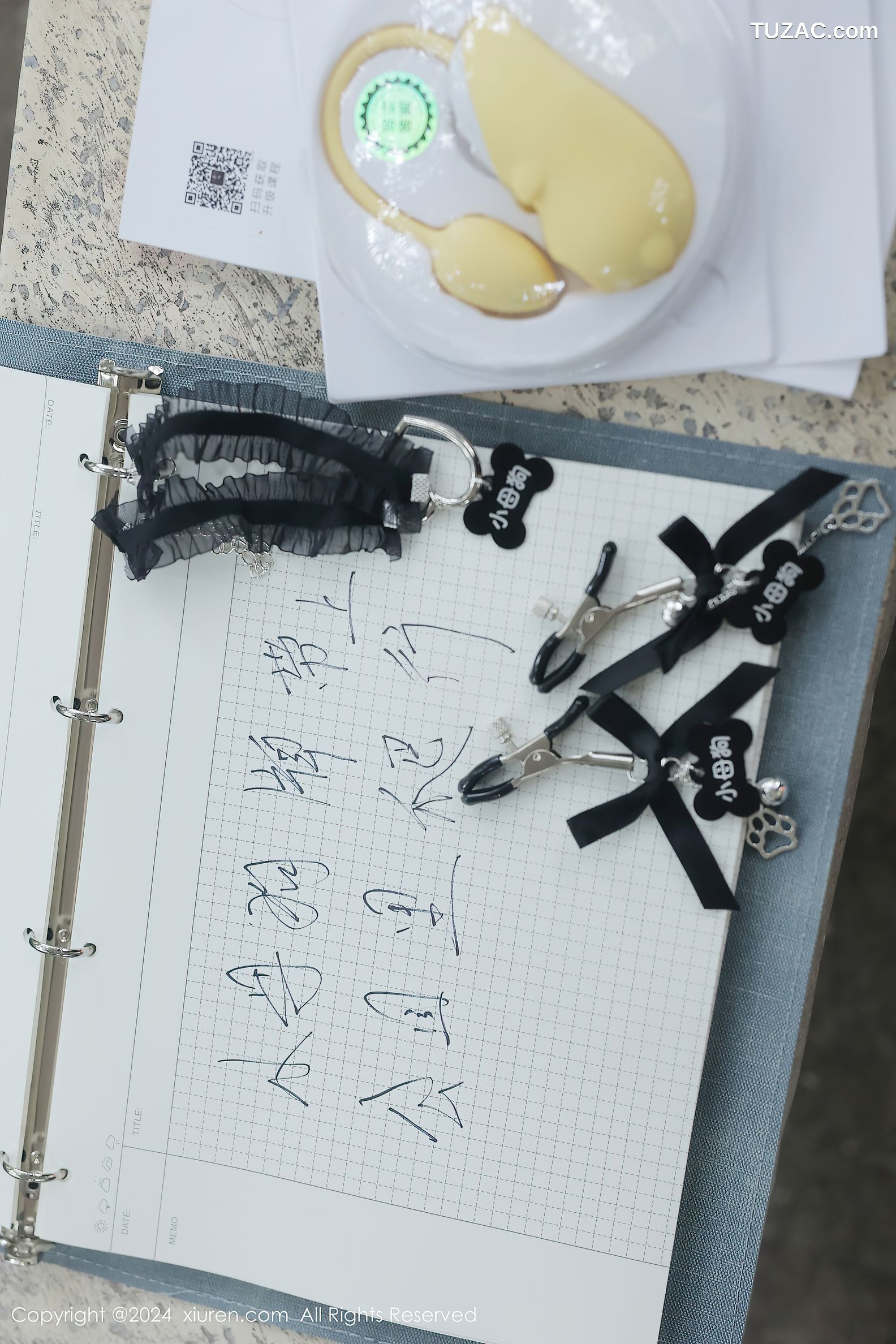 XiuRen秀人网-8335-小薯条nienie-澳门旅拍-灰白学生运动装爆乳调教-2024.04.02