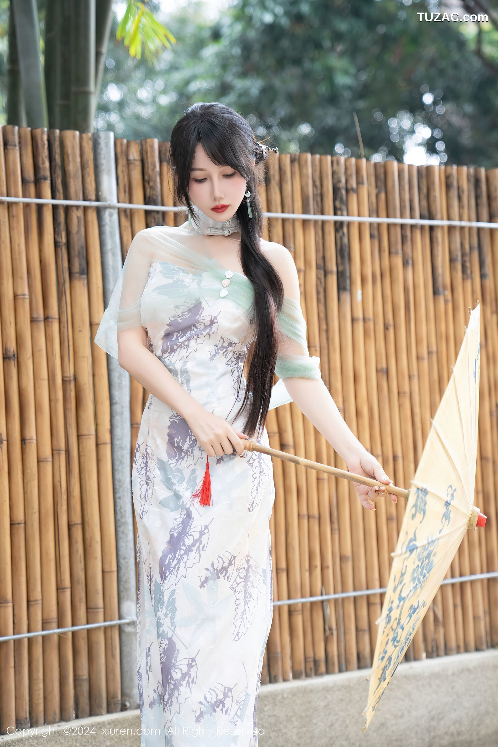 XiuRen秀人网-8448-波巧酱-透视旗袍红颜知己长白山旅拍-2024.04.25