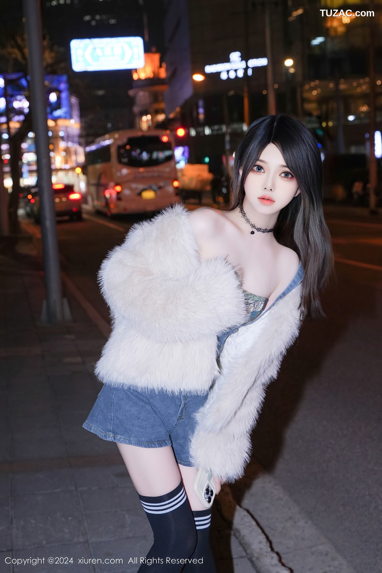 XiuRen秀人网-8508-林月月-诱惑抹胸背带-2024.05.09