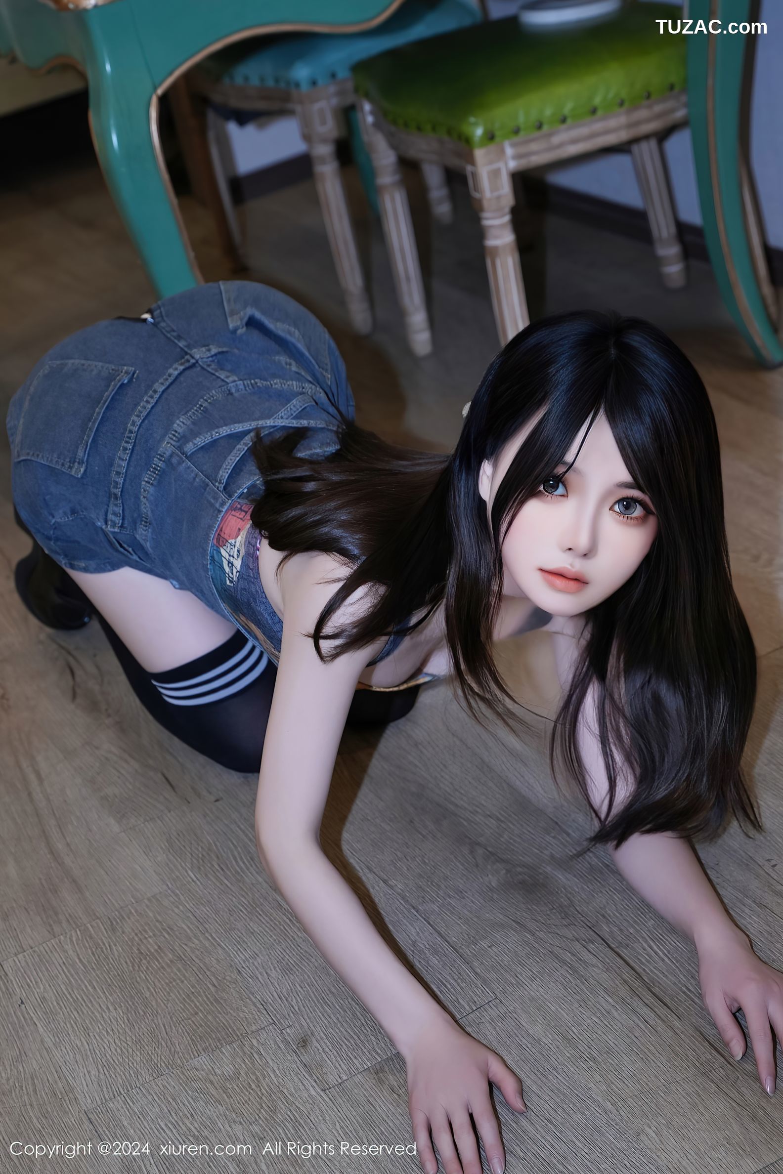 XiuRen秀人网-8508-林月月-诱惑抹胸背带-2024.05.09