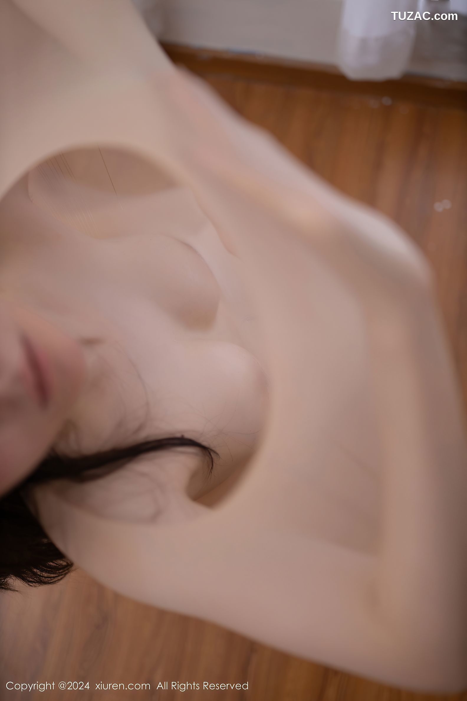 XiuRen秀人网-8731-小逗逗-肉色透视薄纱连体衣-2024.06.20