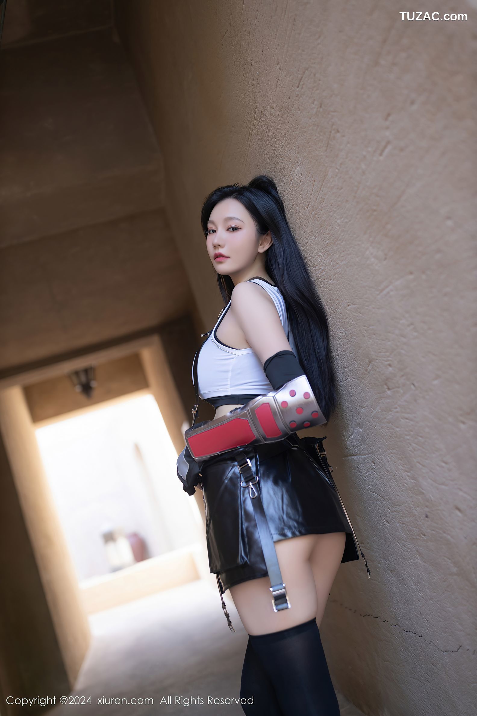 XiuRen秀人网-8829-安然anran-迪拜旅拍-CosPlay-蒂法-2024.07.09