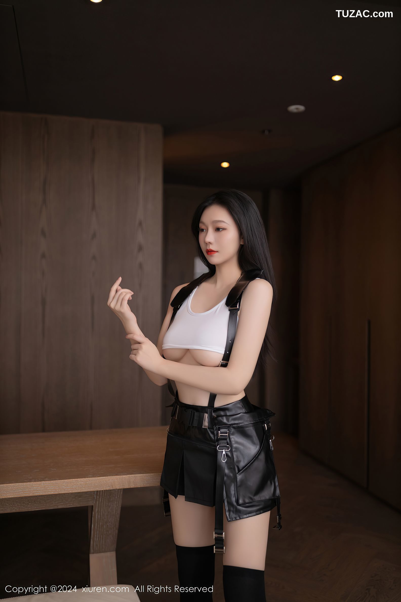 XiuRen秀人网-8829-安然anran-迪拜旅拍-CosPlay-蒂法-2024.07.09
