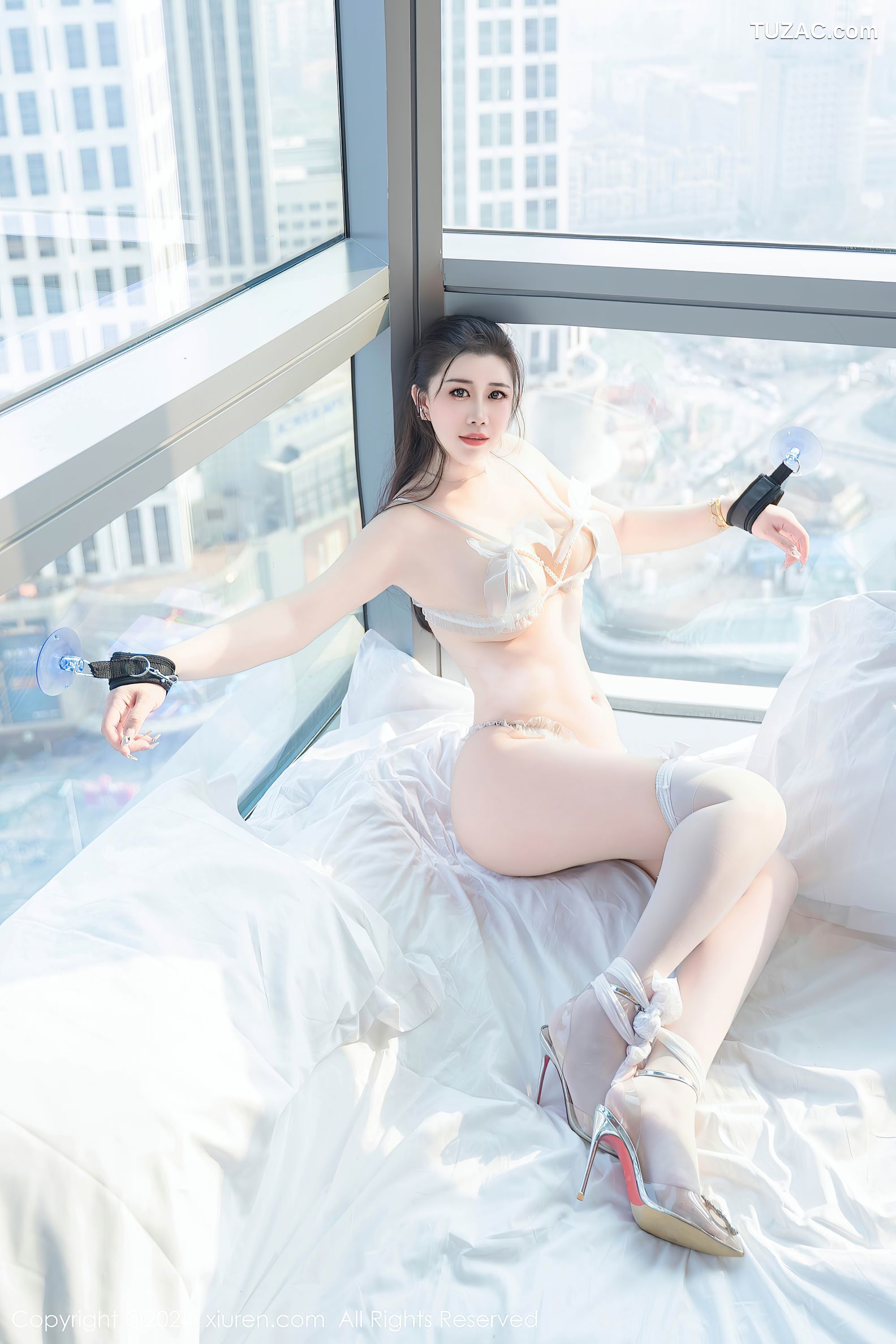 XiuRen秀人网-8837-王婉悠Queen-情趣婚纱蕾丝内衣-2024.07.10