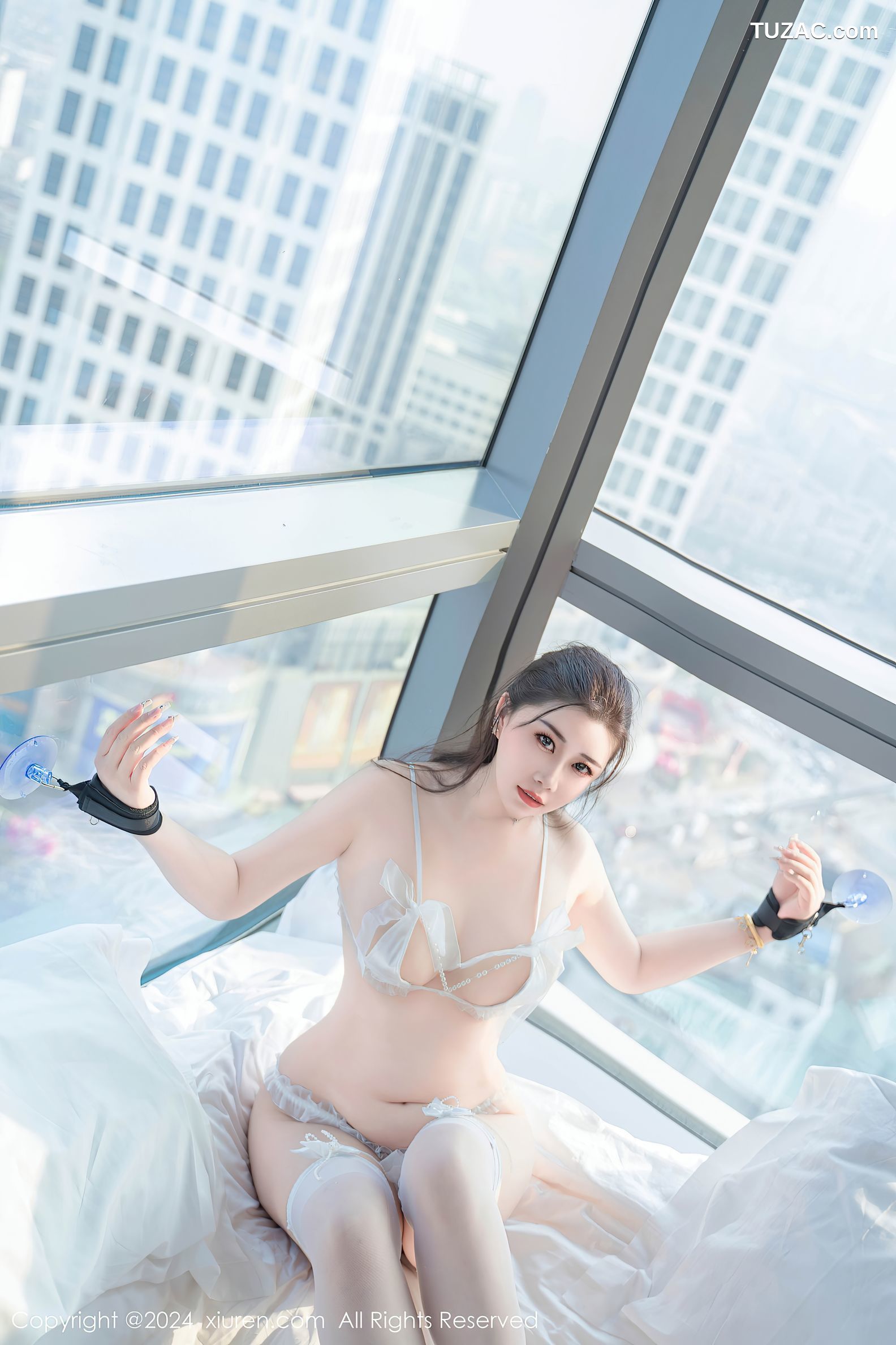 XiuRen秀人网-8837-王婉悠Queen-情趣婚纱蕾丝内衣-2024.07.10