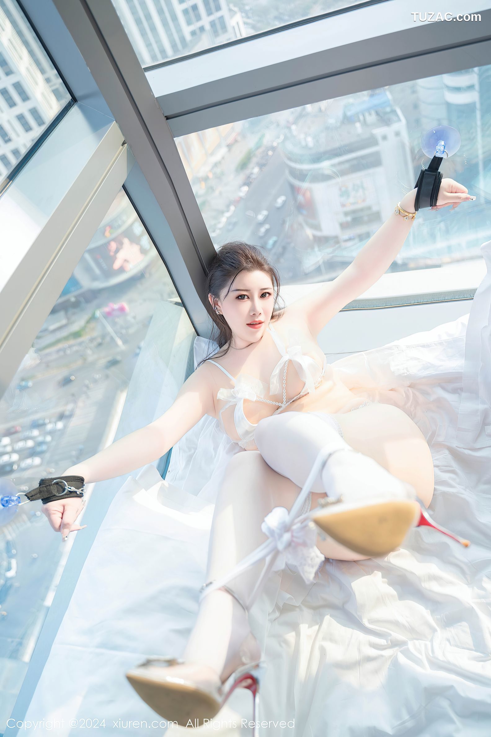 XiuRen秀人网-8837-王婉悠Queen-情趣婚纱蕾丝内衣-2024.07.10