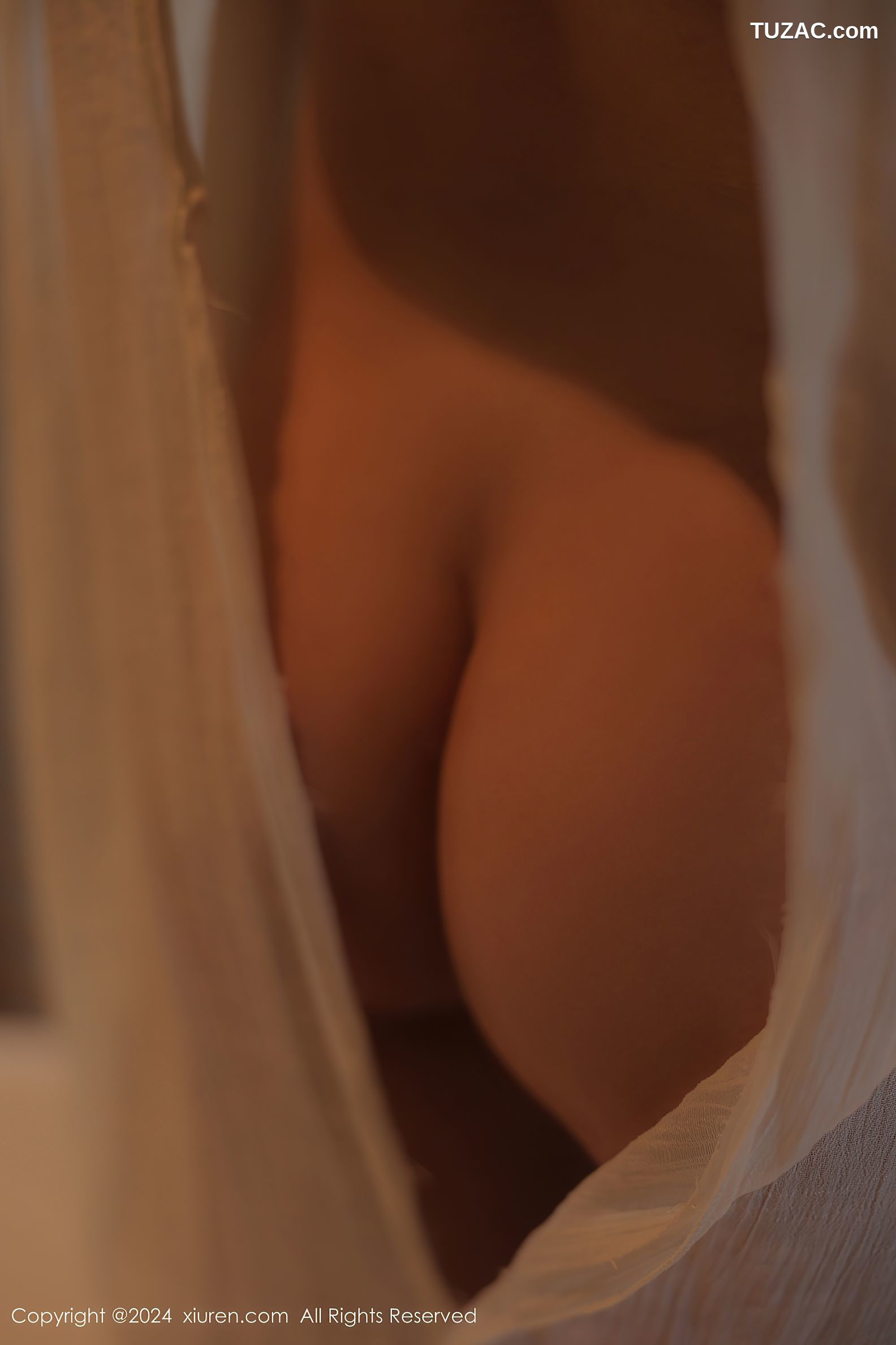 XiuRen秀人网-8842-夏竹-白纱长裙-2024.07.11