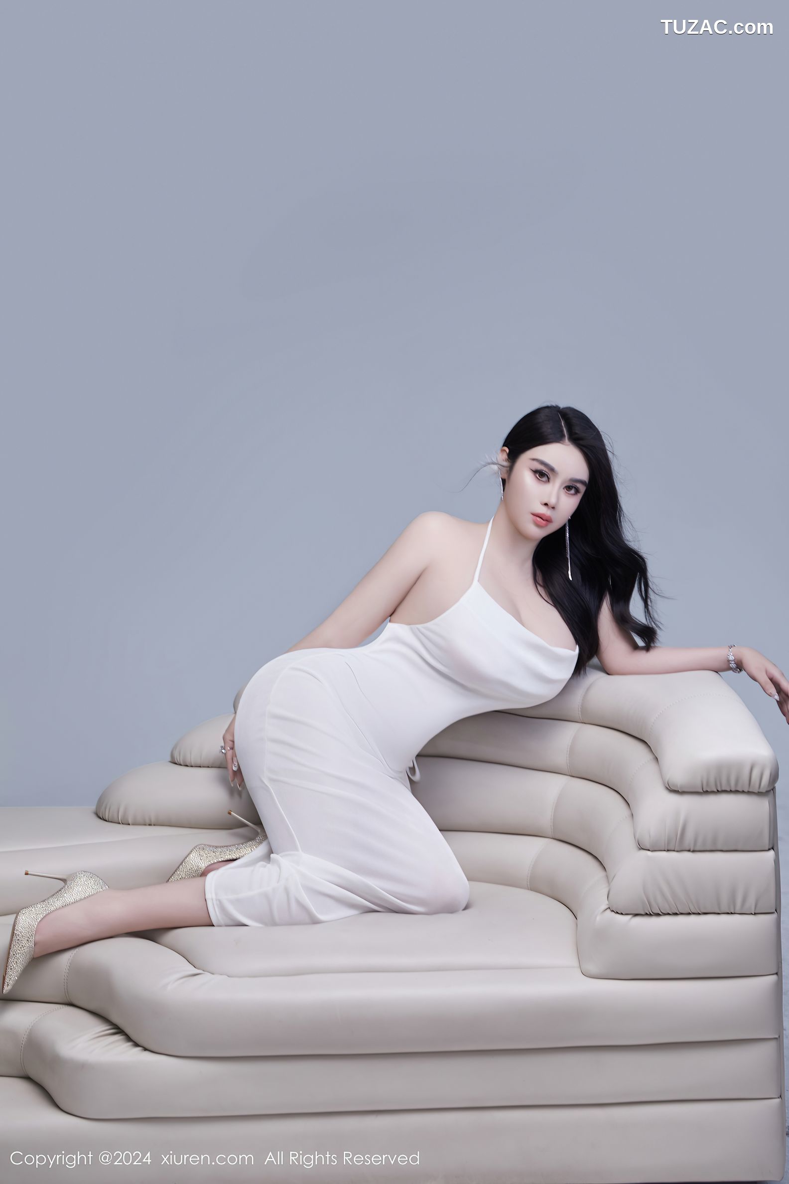 XiuRen秀人网-8878-戴渃欣-黑裙-紫裙-白裙-巨乳-2024.07.18
