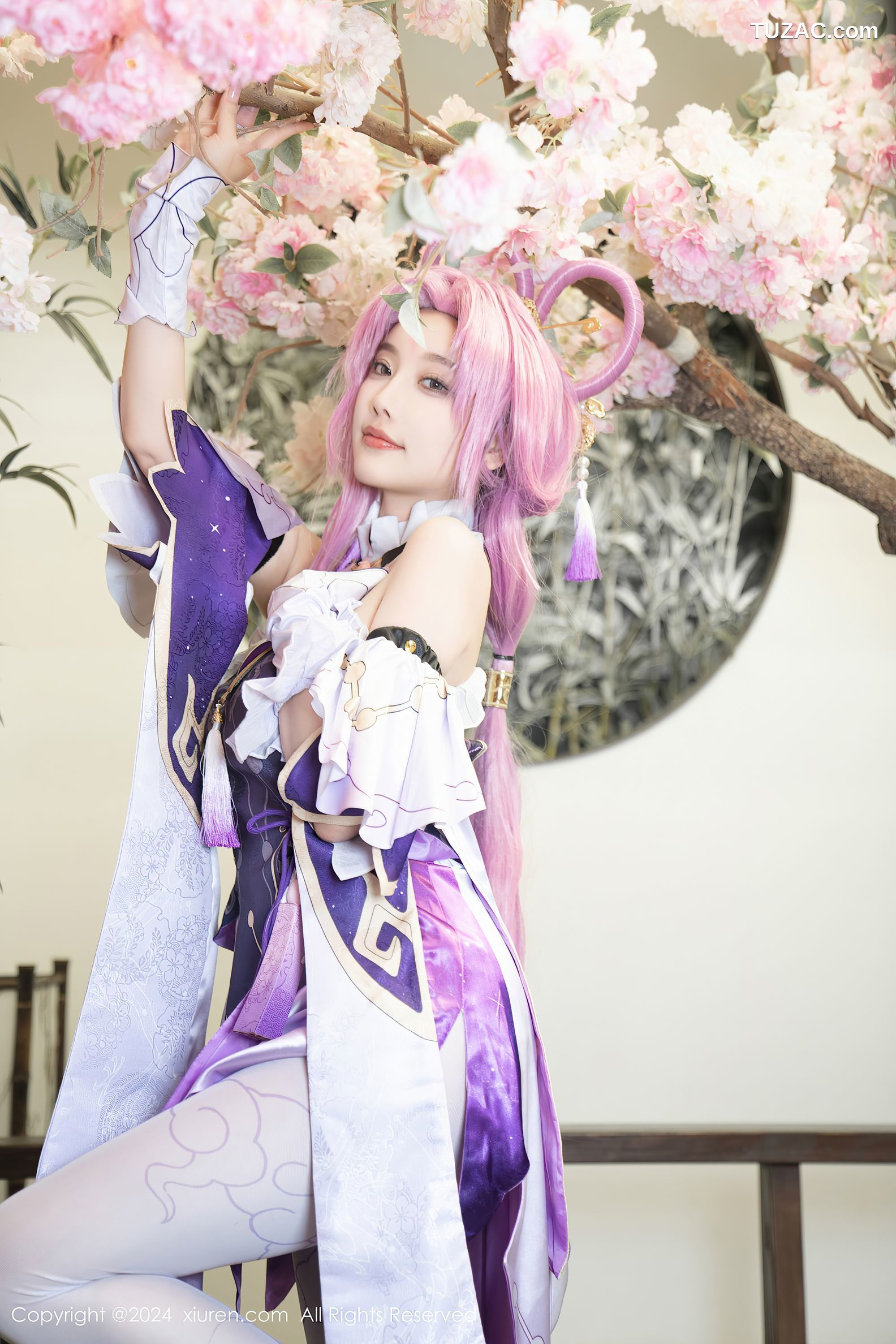 XiuRen秀人网-8943-杨晨晨Yome-紫发cosplay-2024.07.30