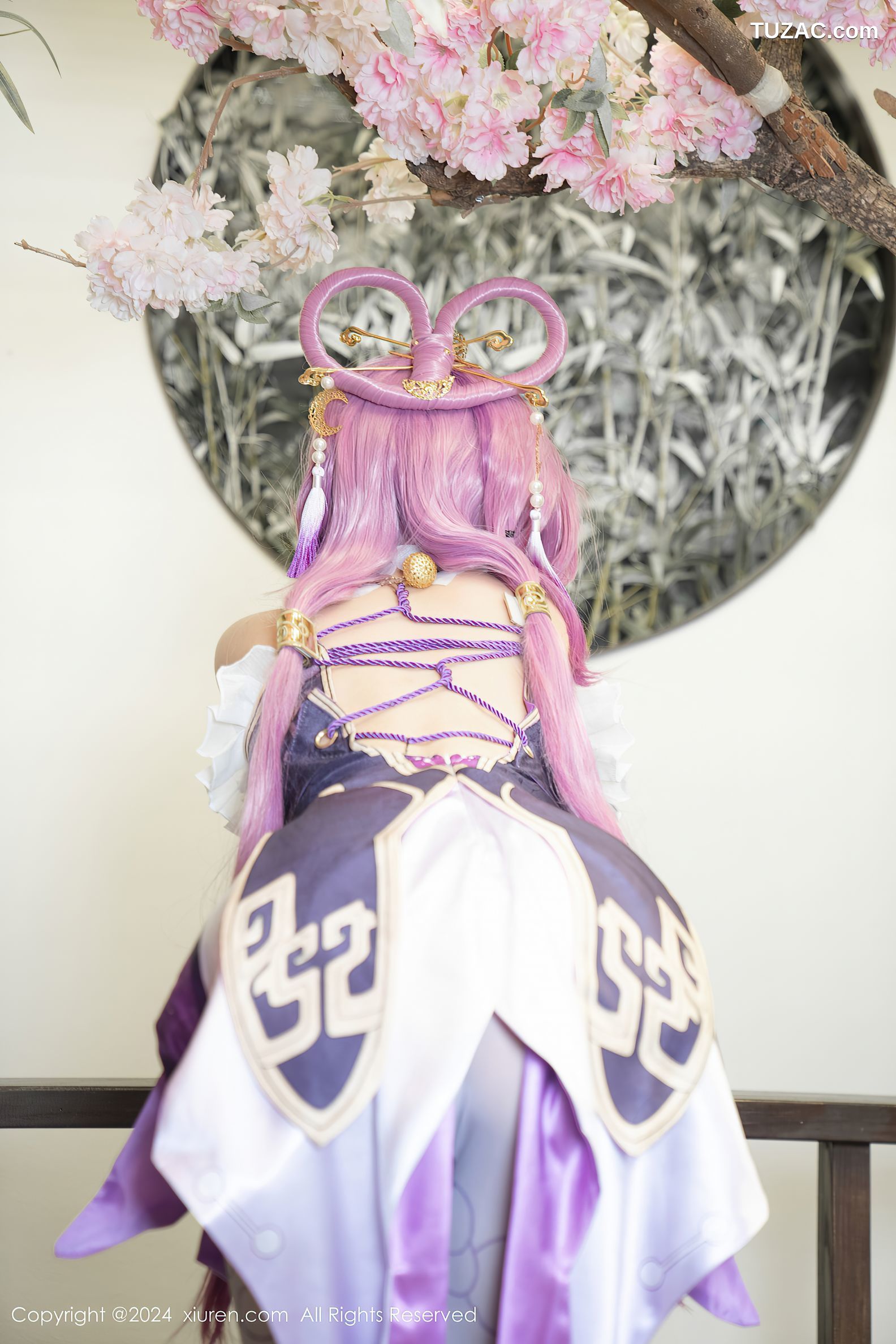 XiuRen秀人网-8943-杨晨晨Yome-紫发cosplay-2024.07.30