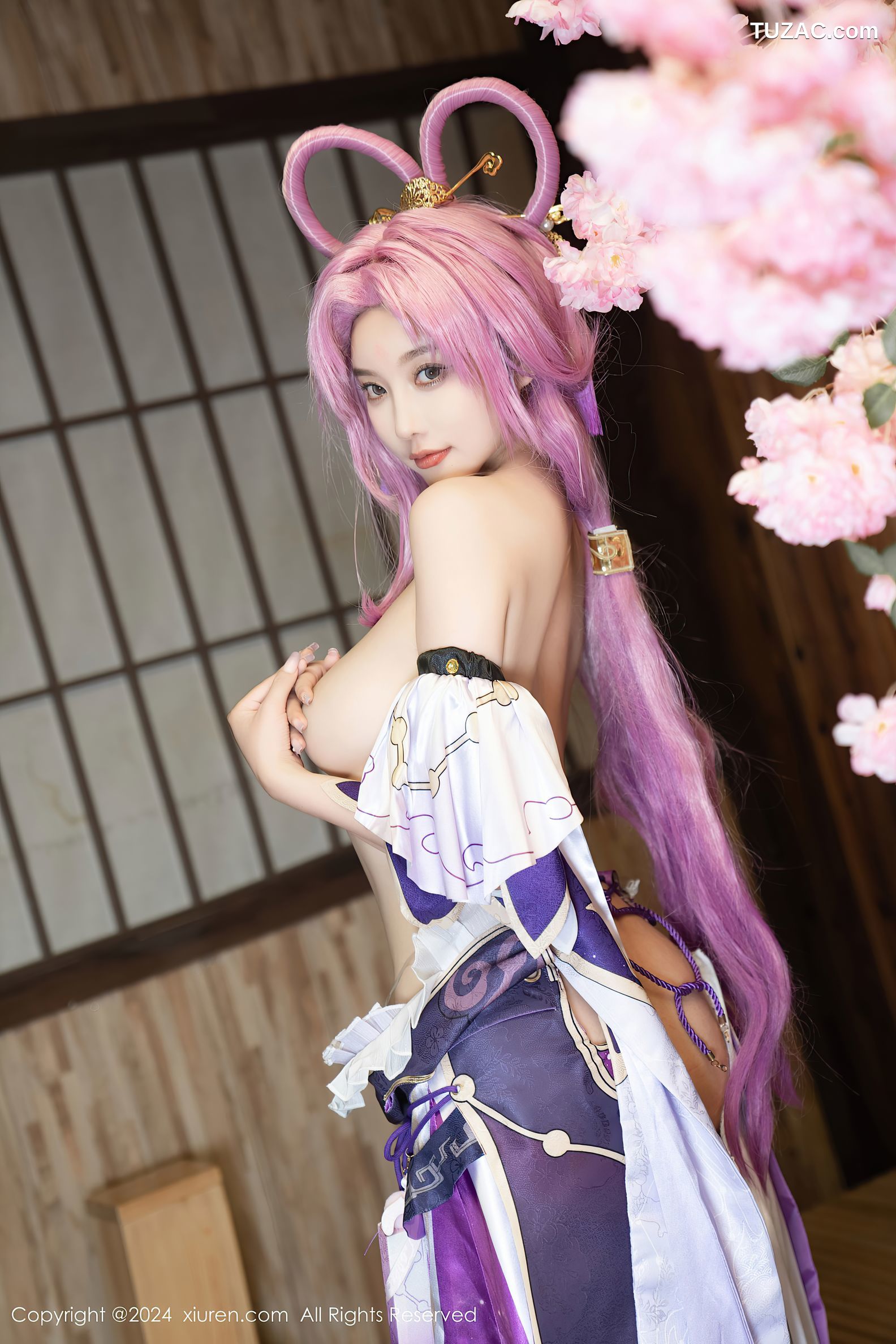XiuRen秀人网-8943-杨晨晨Yome-紫发cosplay-2024.07.30