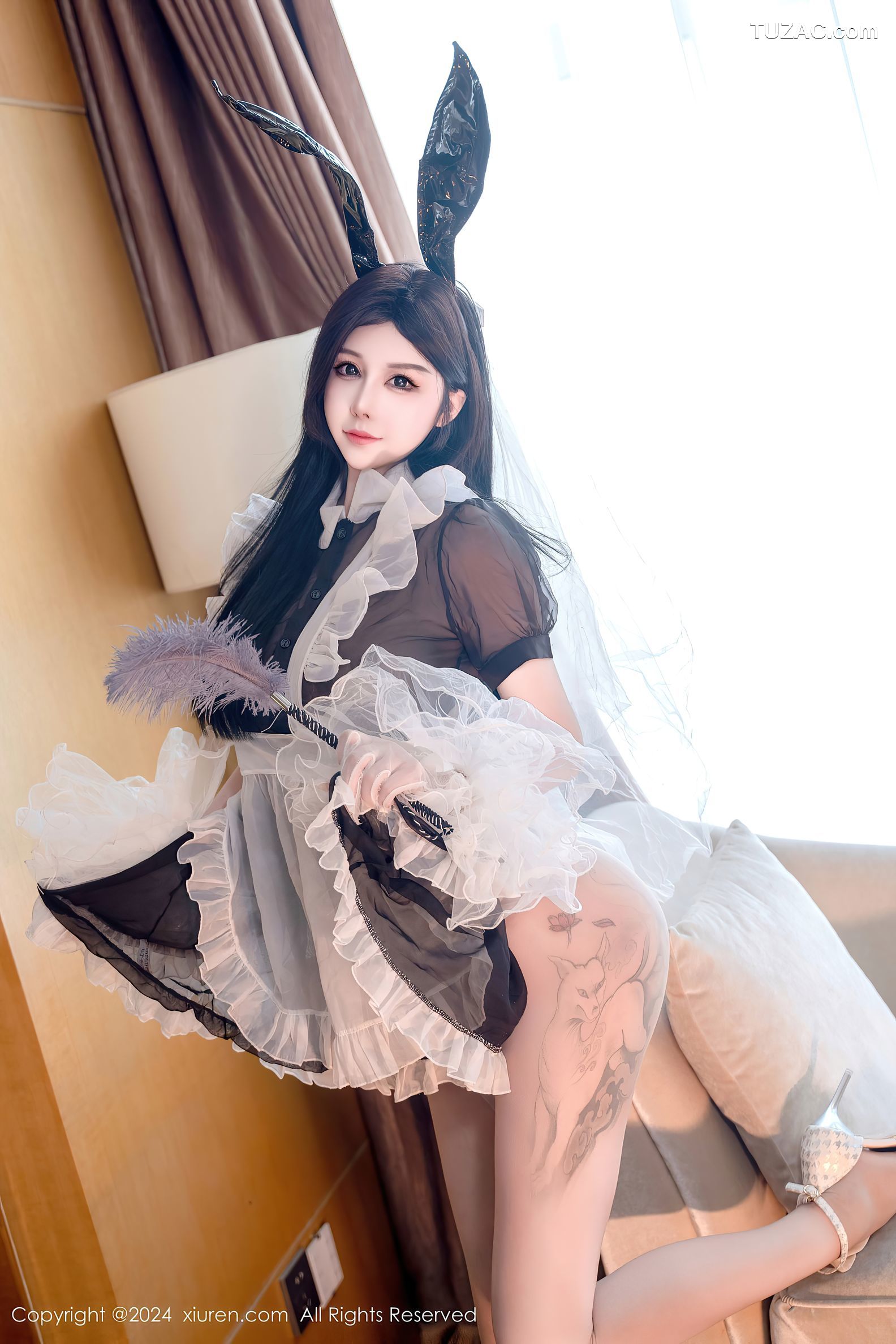 XiuRen秀人网-9010-陈芊儿-兔女郎透视装爆乳-2024.08.14