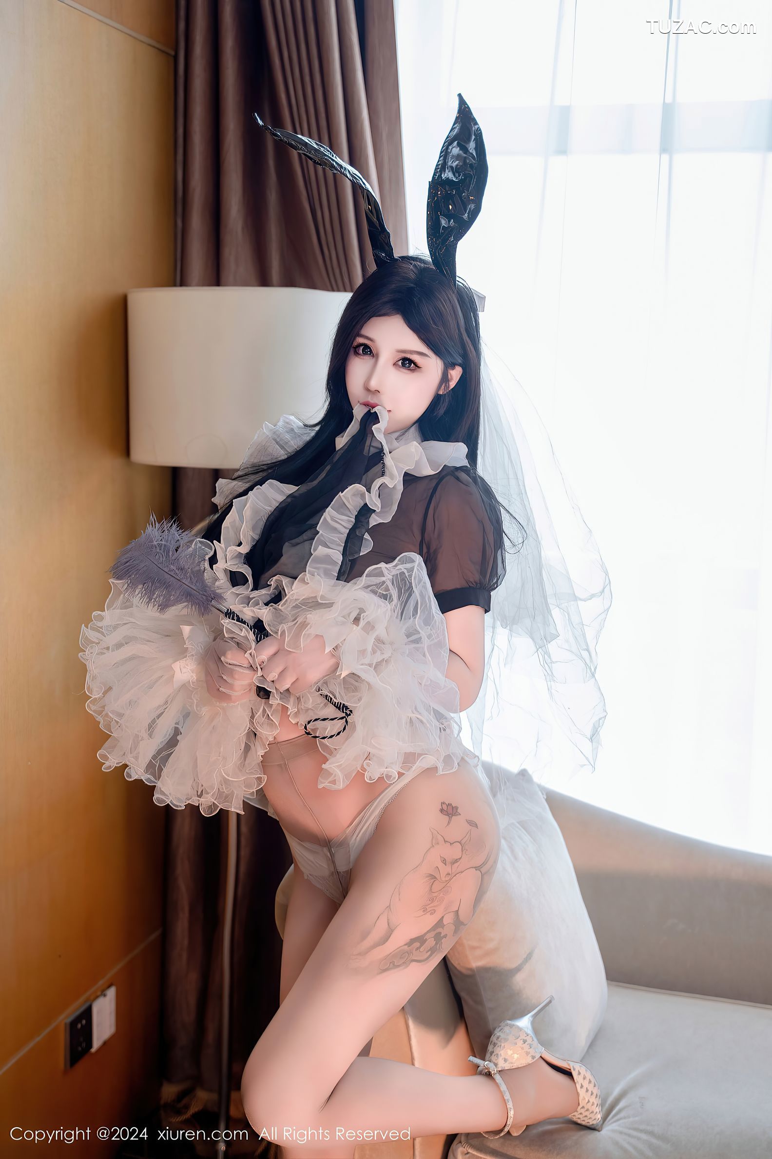 XiuRen秀人网-9010-陈芊儿-兔女郎透视装爆乳-2024.08.14