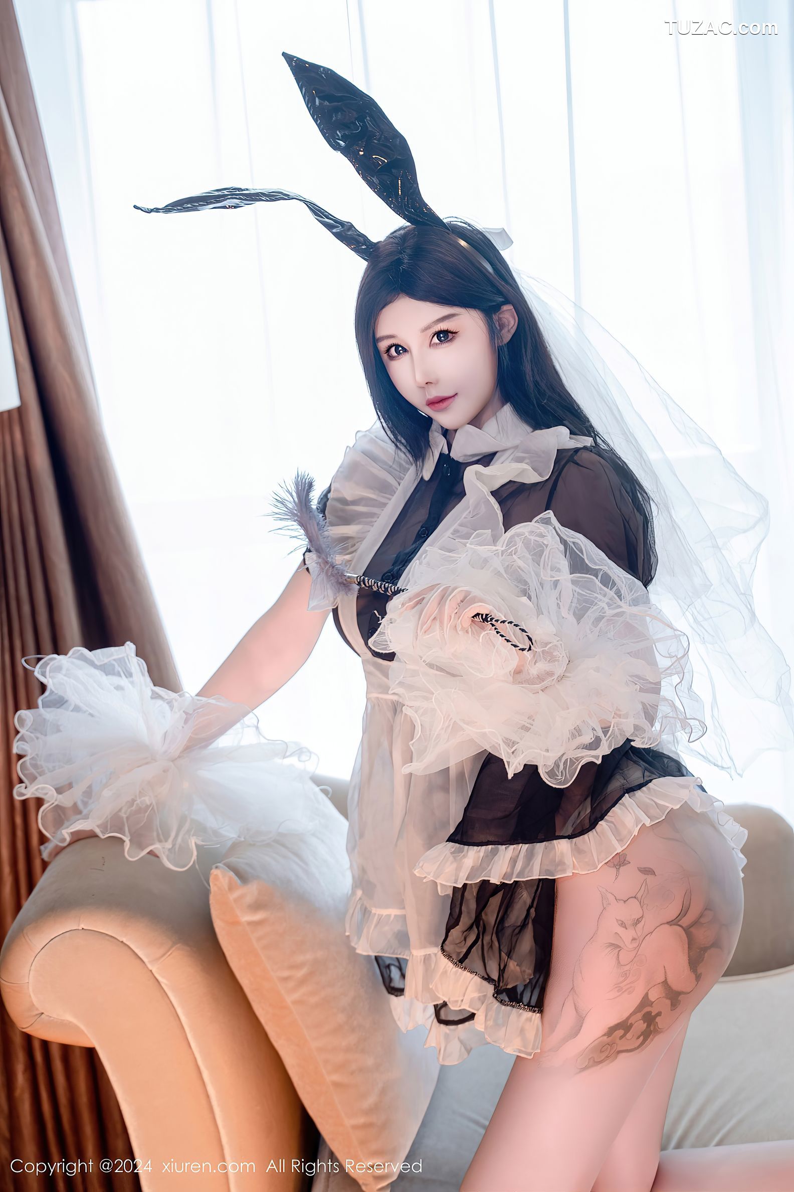 XiuRen秀人网-9010-陈芊儿-兔女郎透视装爆乳-2024.08.14