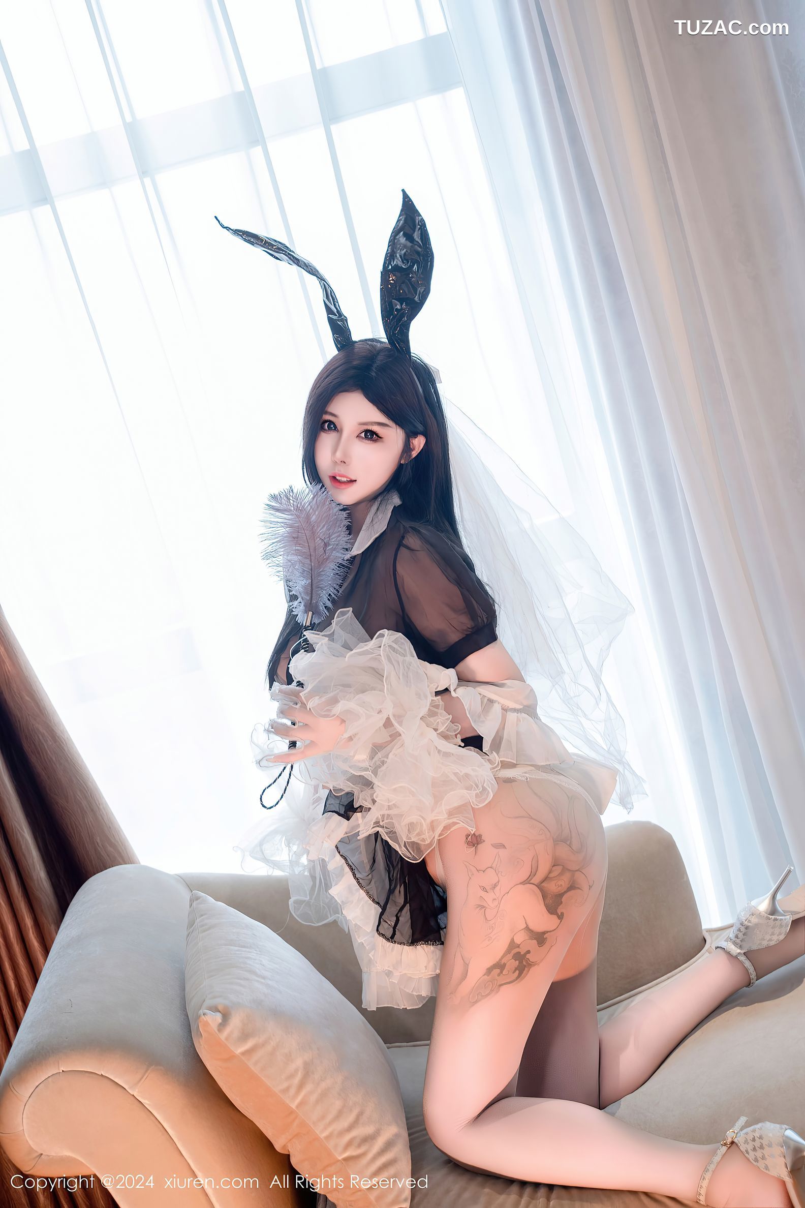 XiuRen秀人网-9010-陈芊儿-兔女郎透视装爆乳-2024.08.14