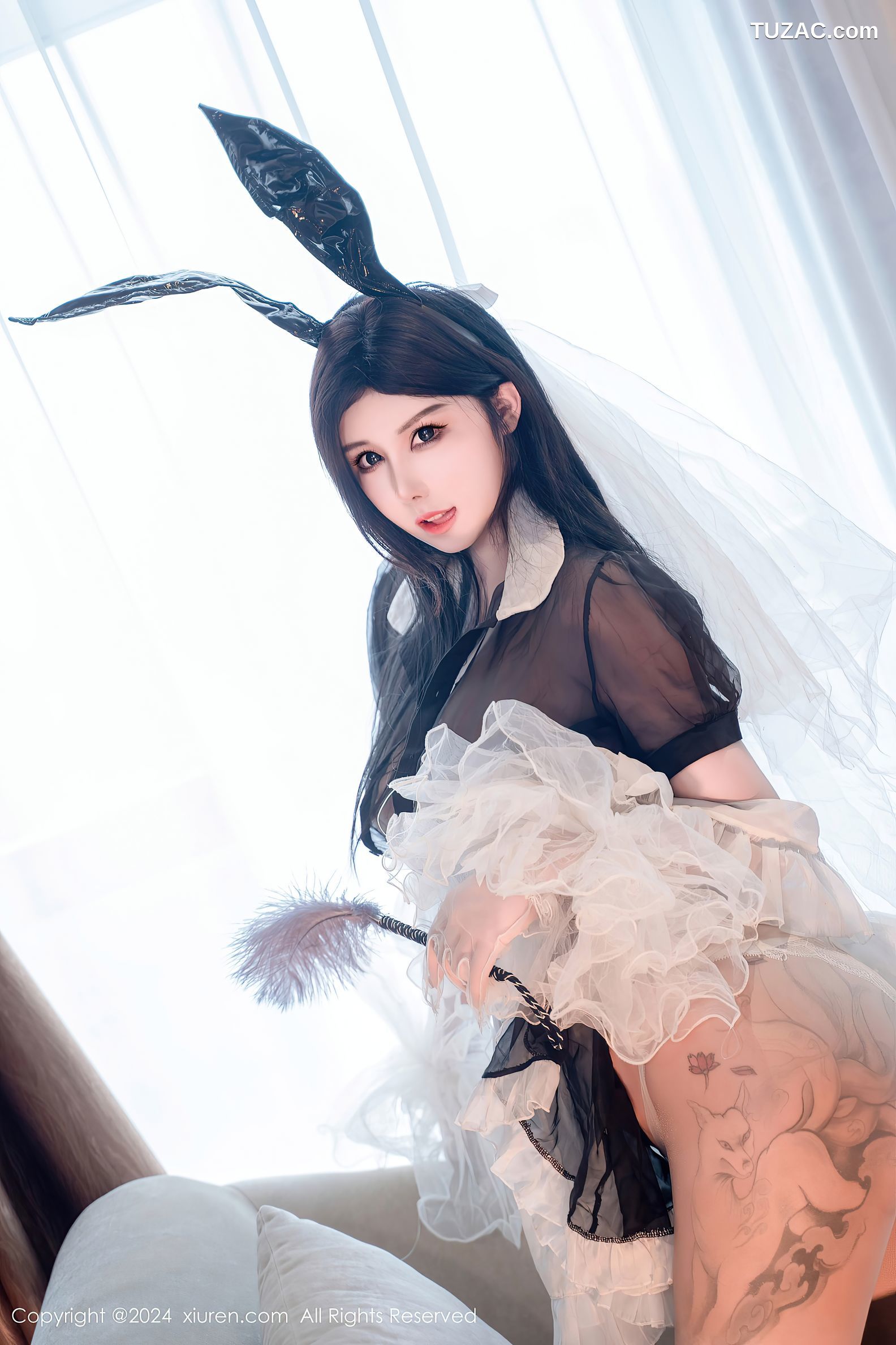 XiuRen秀人网-9010-陈芊儿-兔女郎透视装爆乳-2024.08.14