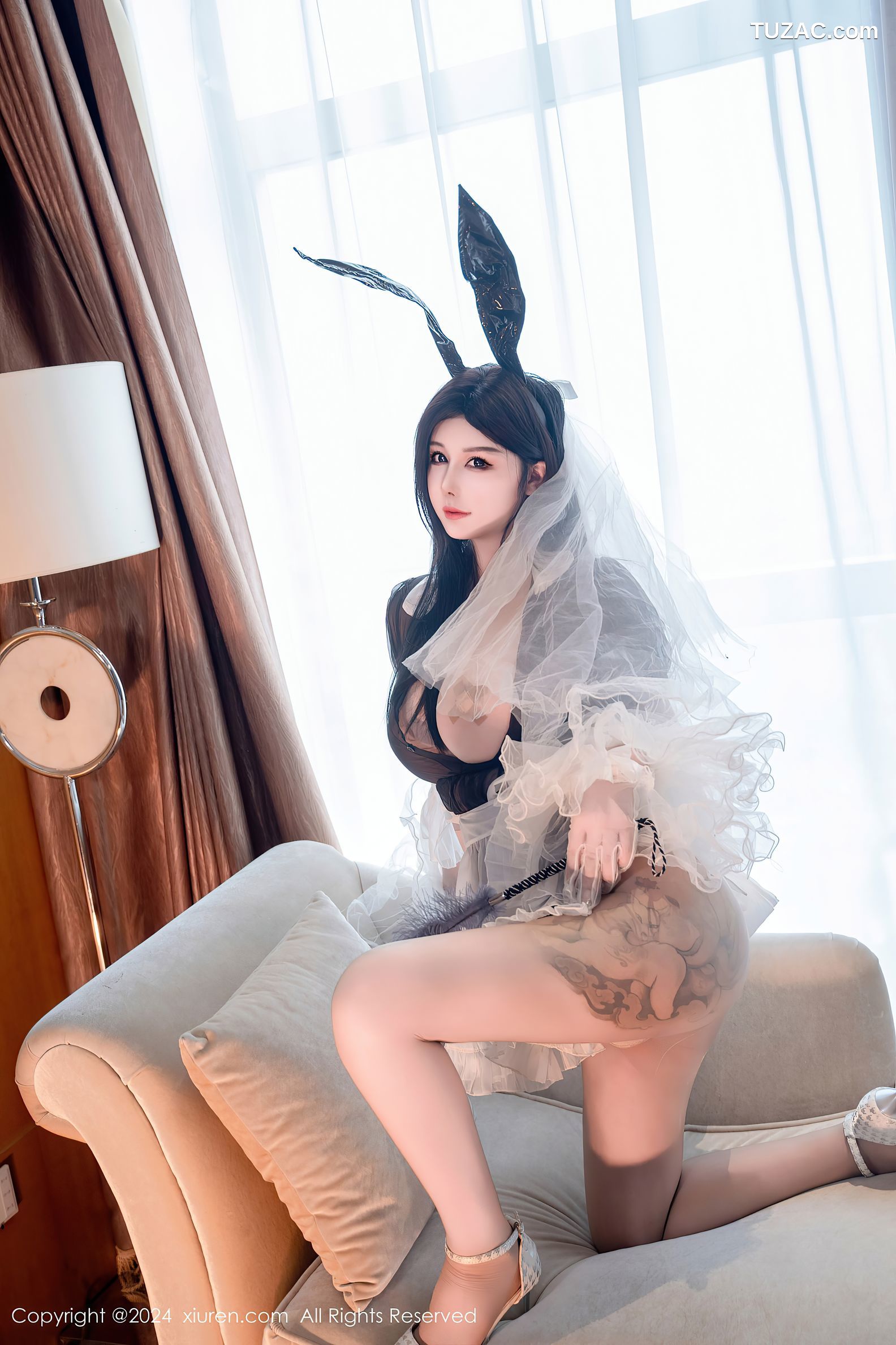 XiuRen秀人网-9010-陈芊儿-兔女郎透视装爆乳-2024.08.14