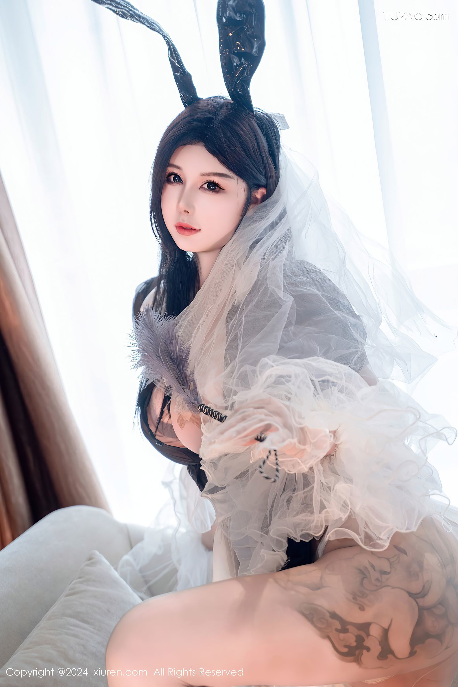 XiuRen秀人网-9010-陈芊儿-兔女郎透视装爆乳-2024.08.14