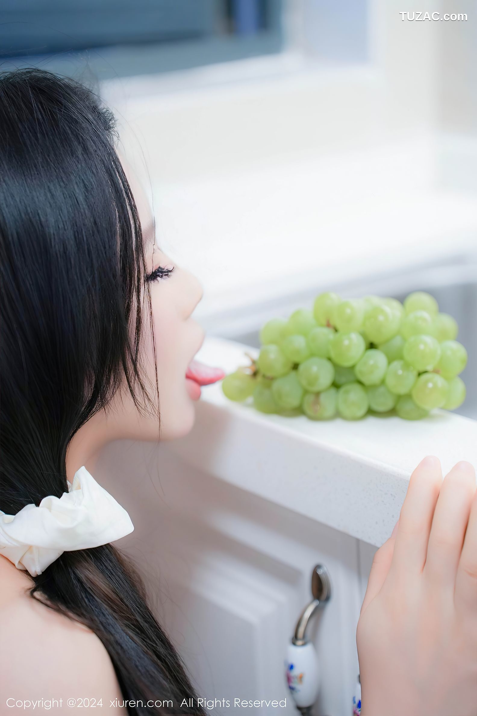 XiuRen秀人网-9031-于诺诺ise-首套写真-轻透白纱蕾丝内衣爆乳-2024.08.19