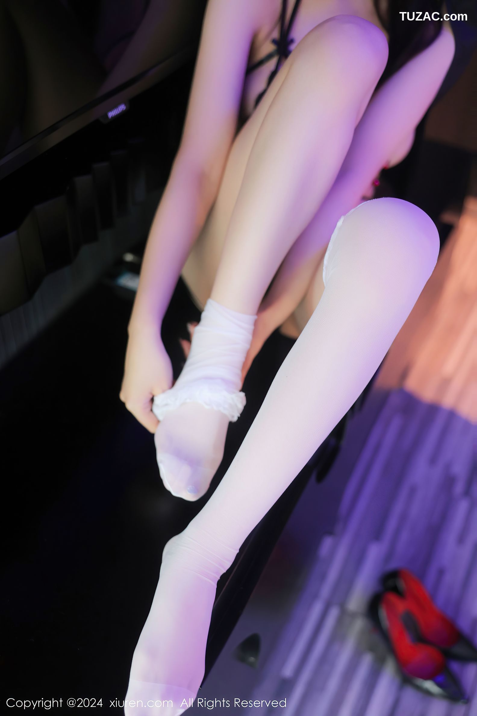 XiuRen秀人网-9045-袁圆-黑色修女服黑色情趣内衣爆乳-2024.08.21