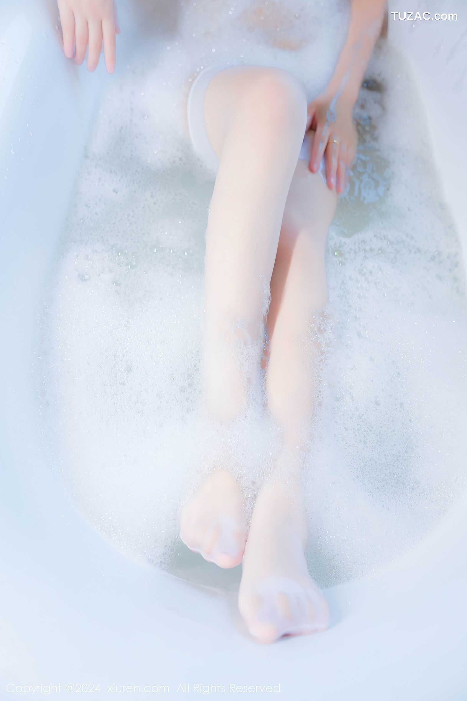 XiuRen秀人网-9052-姚若兮vay-浅粉色薄纱睡衣浴缸爆乳-2024.08.22