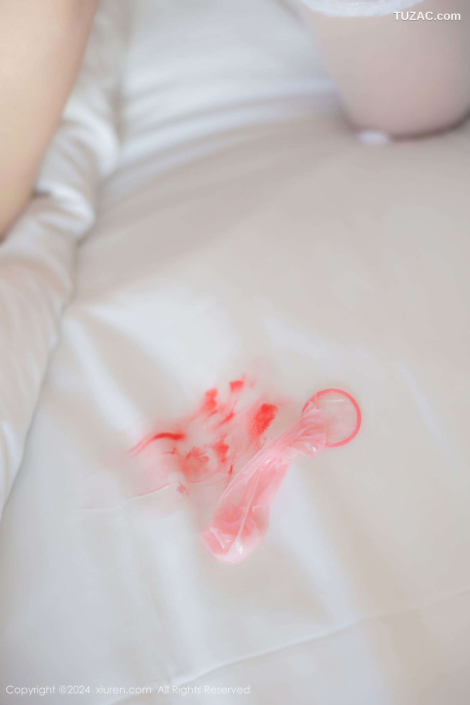 XiuRen秀人网-9091-桃妖天-轻透白纱情趣内衣爆乳-2024.08.30