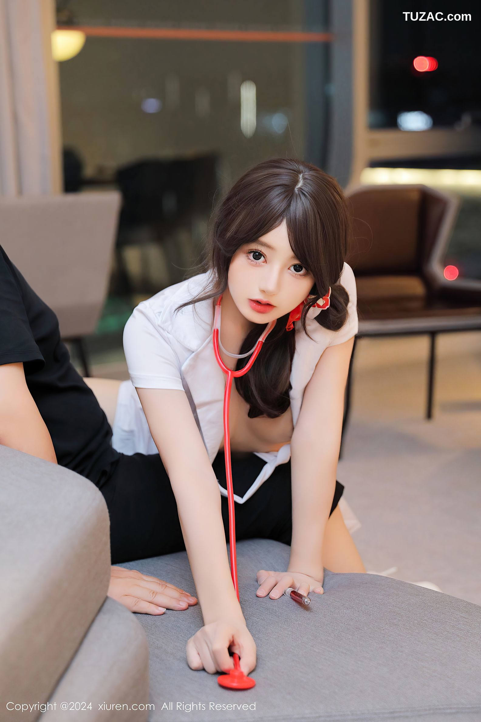 XiuRen秀人网-9163-桃妖夭-萝莉情趣护士制服爆乳-2024.09.14