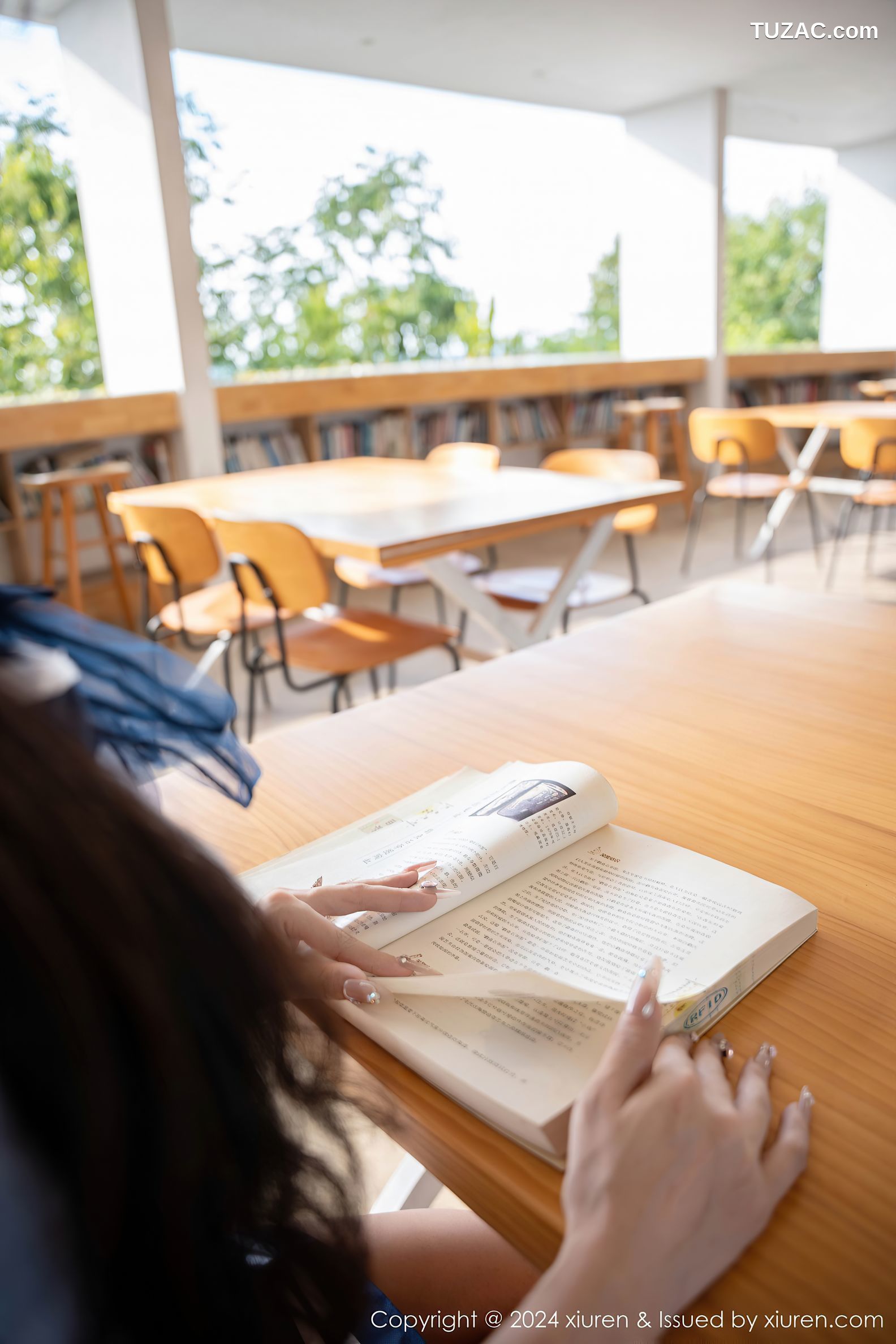 XiuRen秀人网-9245-李嫣-学生装水手衬衫深蓝短裙-2024.10.08