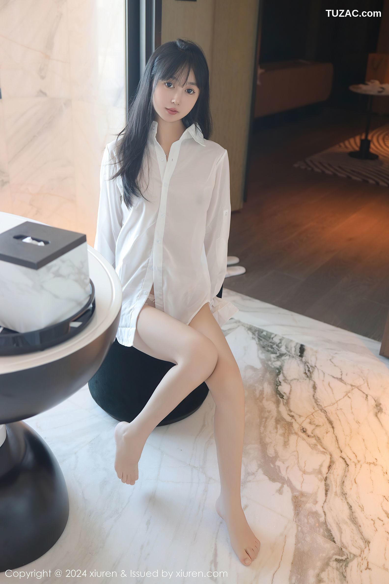 XiuRen秀人网-9251-林好好-首套写真-白色衬衣萝莉-2024.10.09