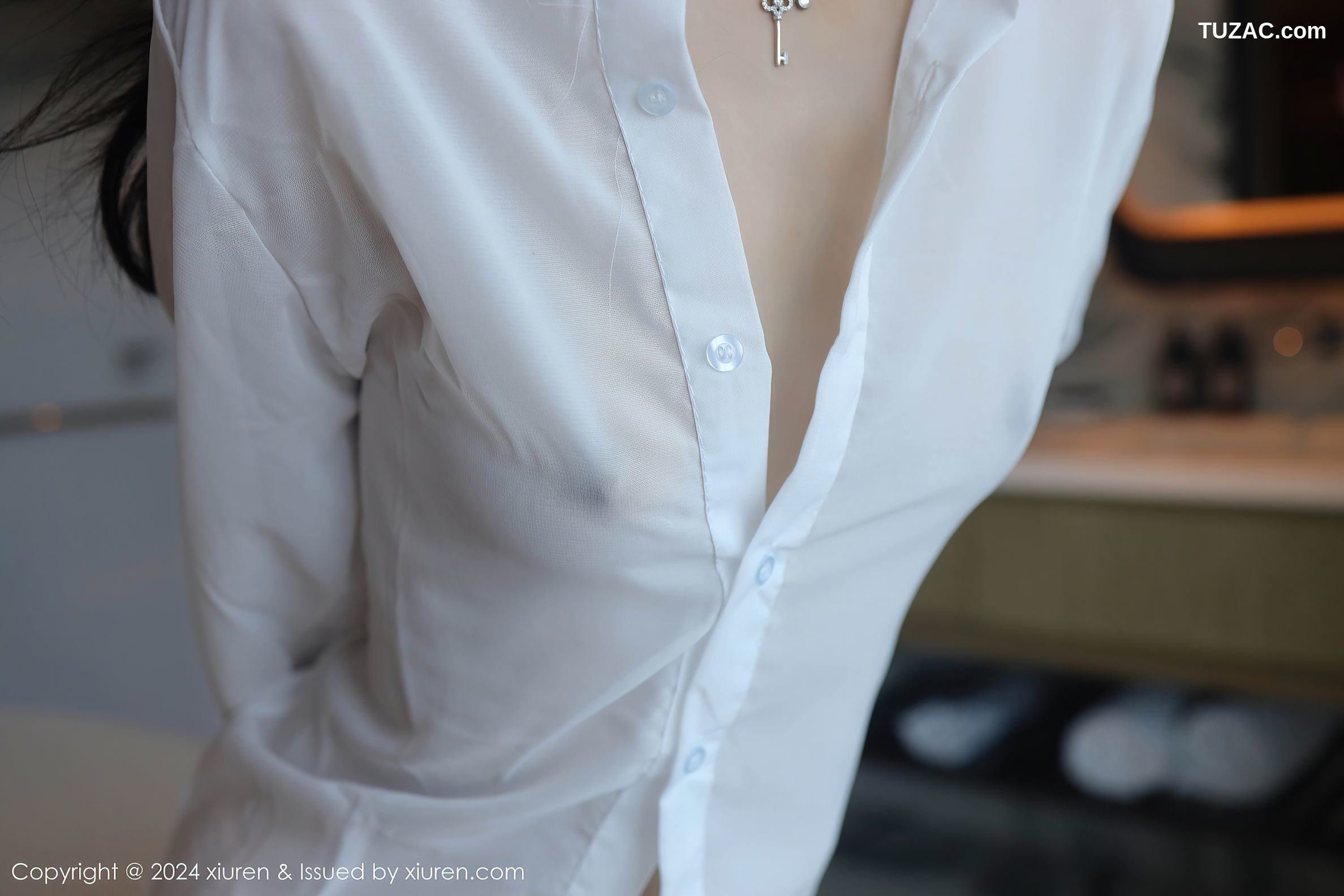 XiuRen秀人网-9251-林好好-首套写真-白色衬衣萝莉-2024.10.09